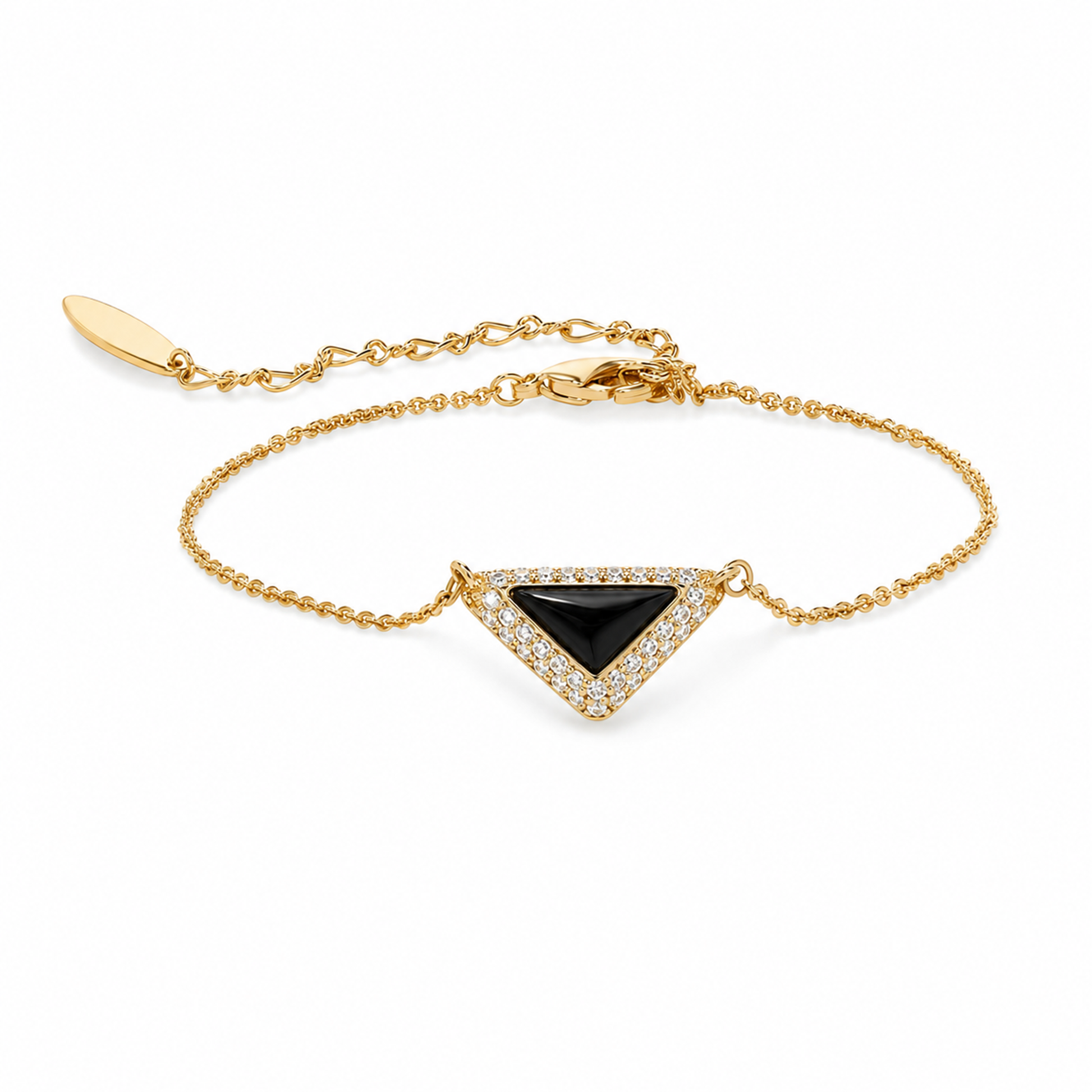 Geertje 14K Gold Triangular Bracelet