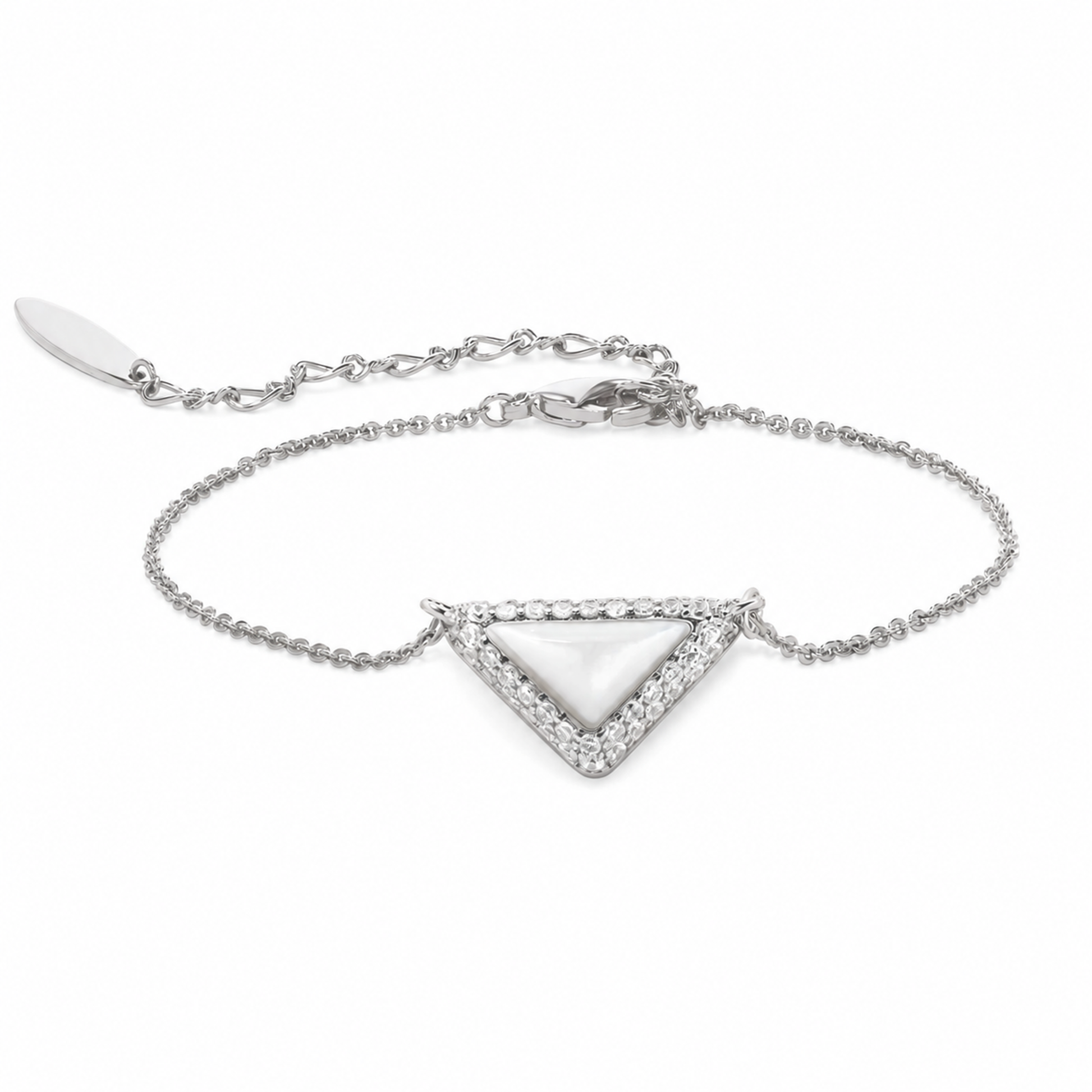Geertje 14K Gold Triangular Mother-of-Pearl Bracelet