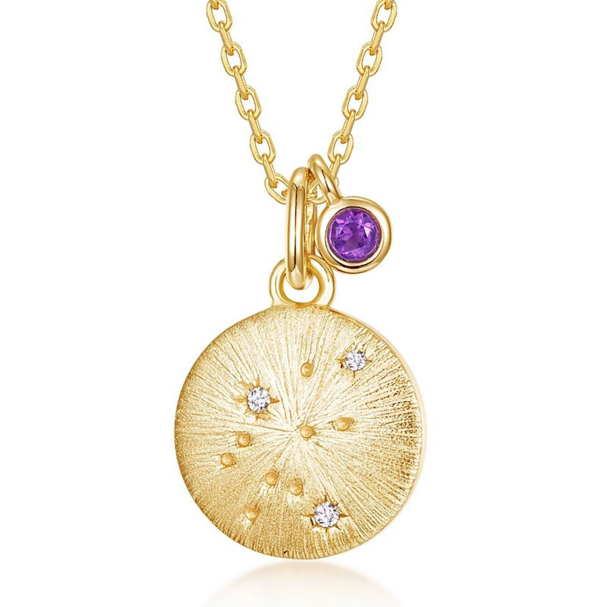 Gémeaux 14K Gold 12 Zodiac Necklace