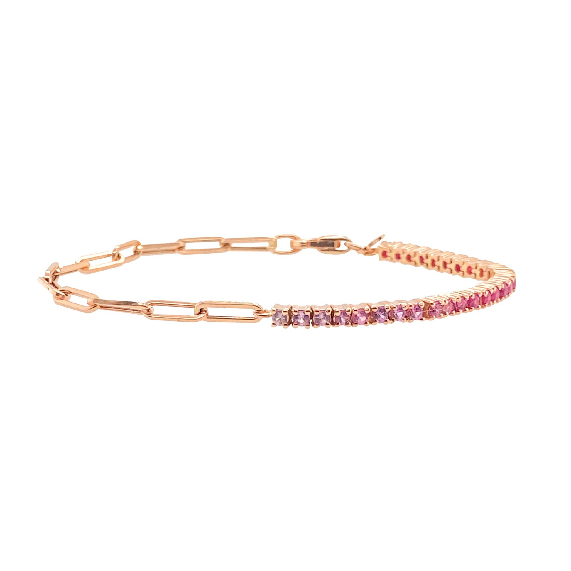 Gerlinde Paperclip Link Round Bracelet