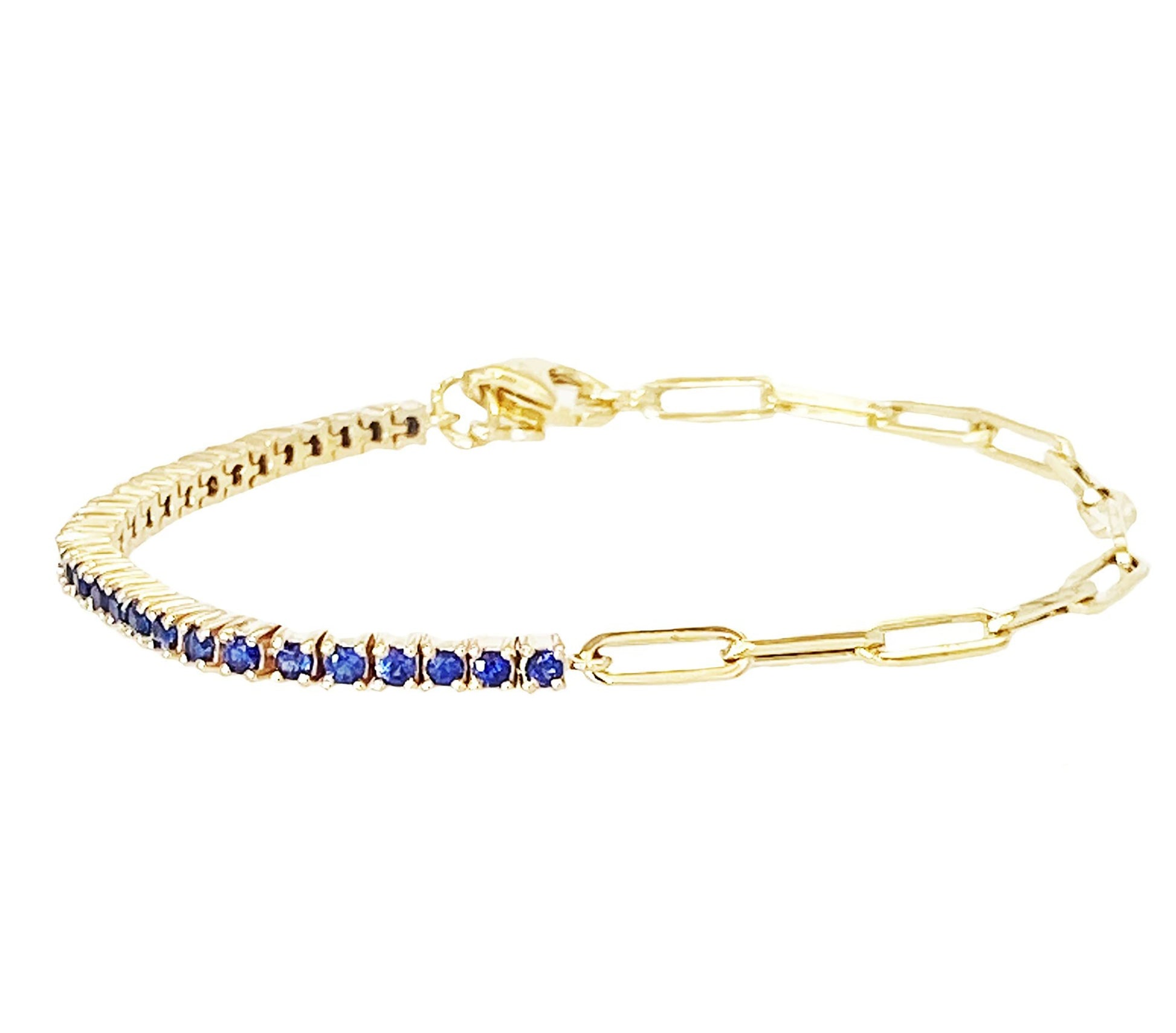 Gerlinde Paperclip Link Round Bracelet