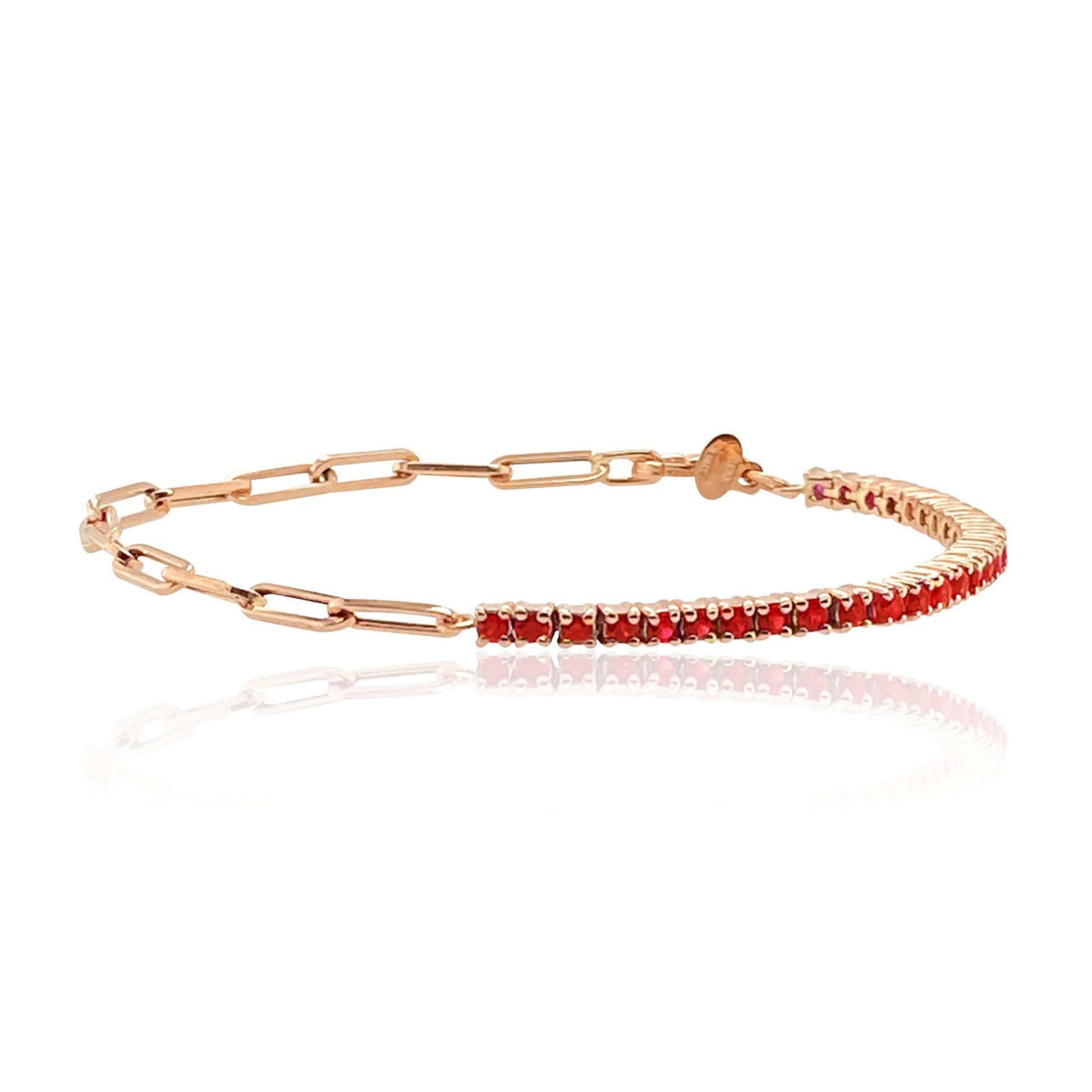 Gerlinde Paperclip Link Round Bracelet