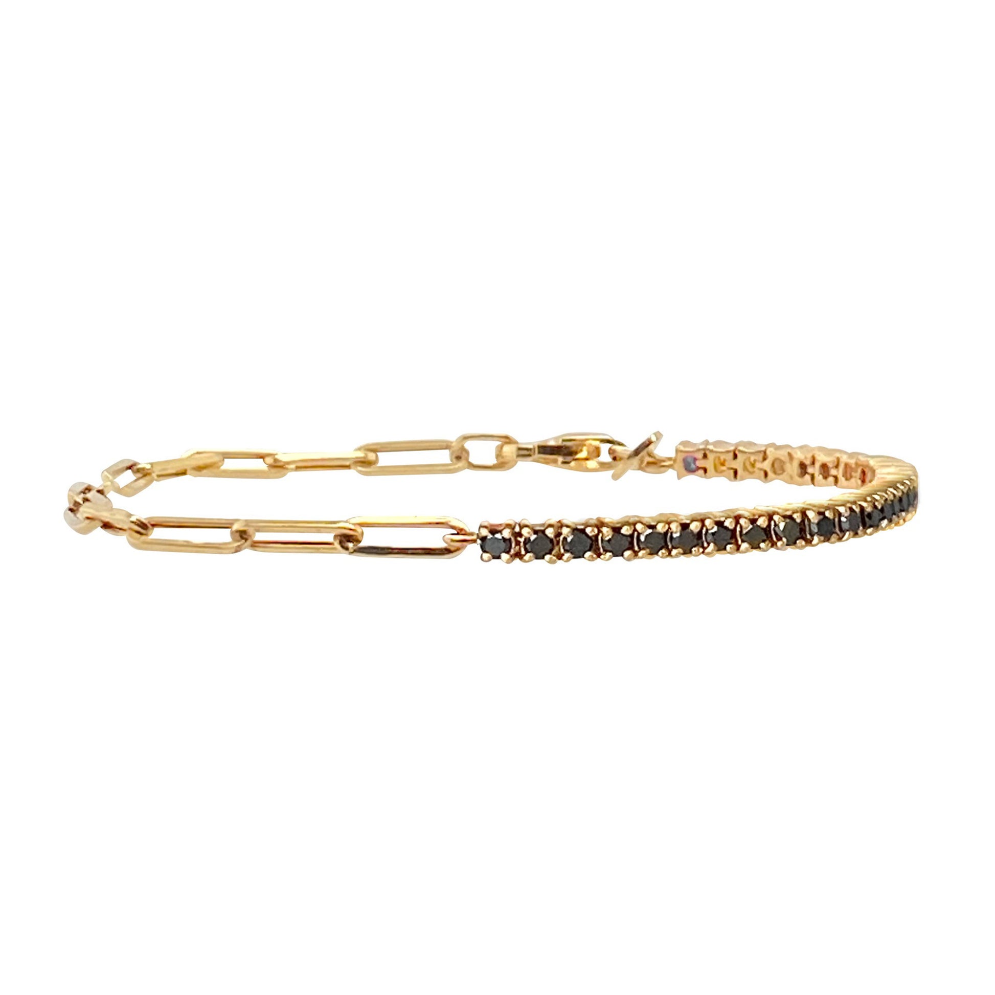 Gerlinde Paperclip Link Round Bracelet