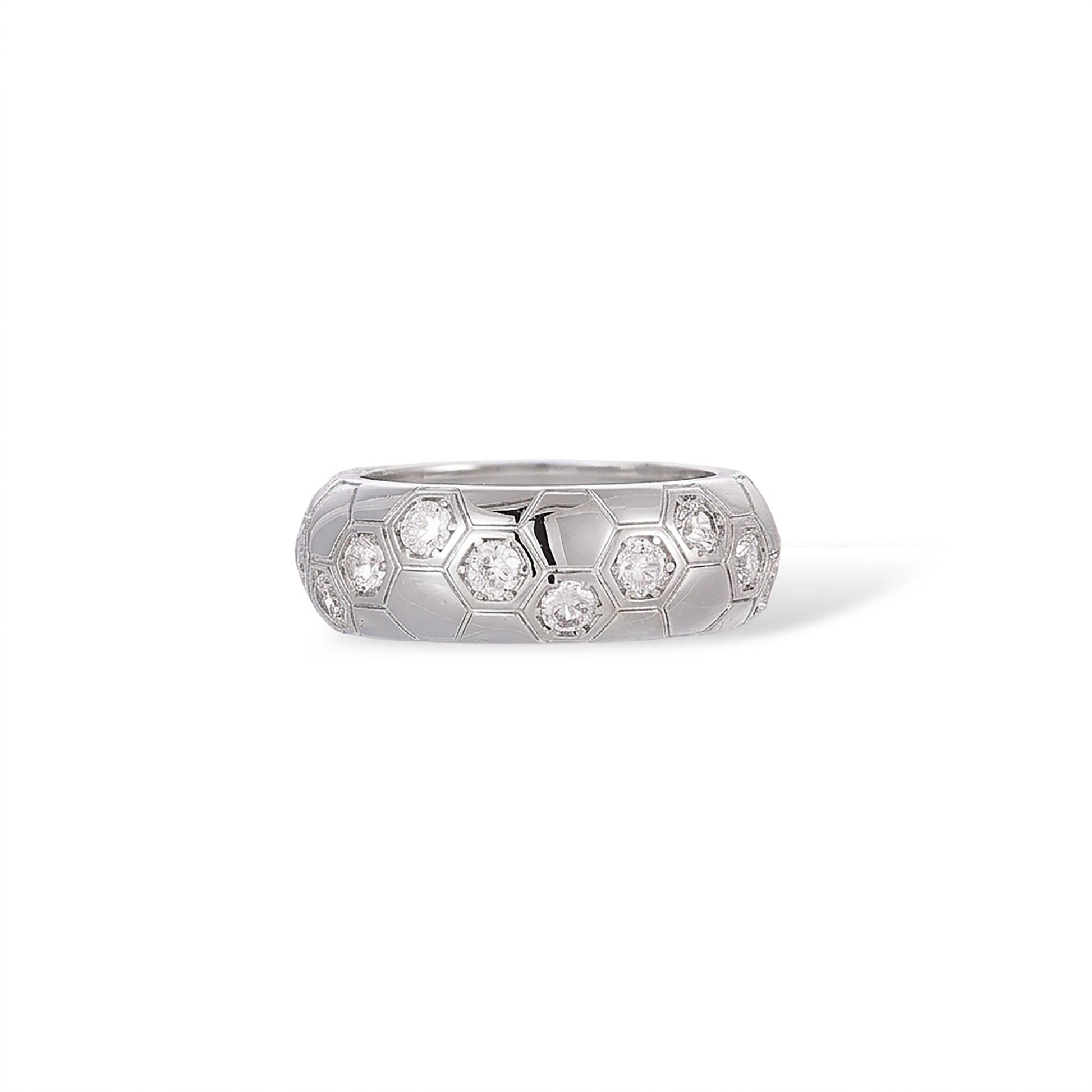 Gerlindis 14K Gold Spherical Ring
