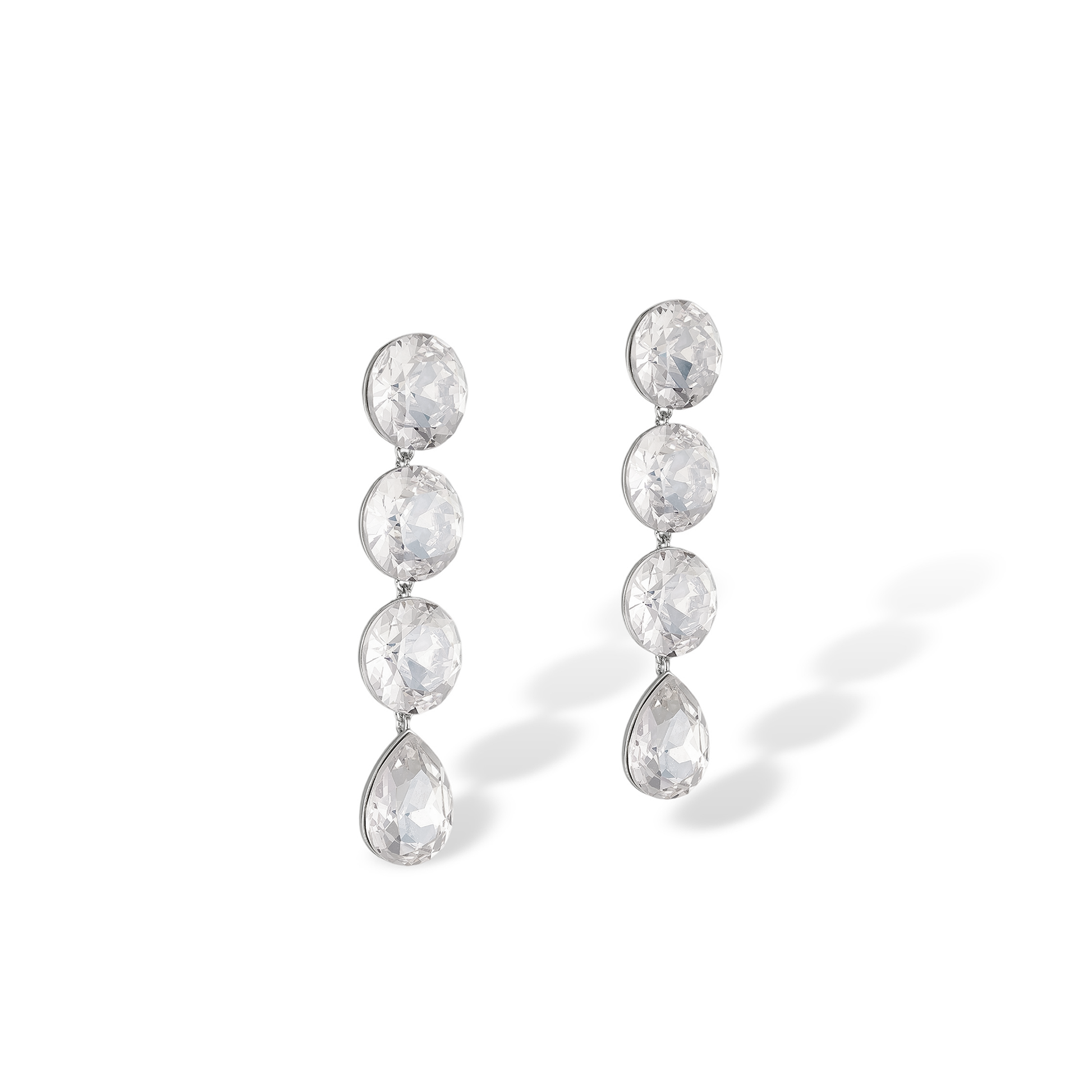 Gerrike Round Teardrop Drop Earrings