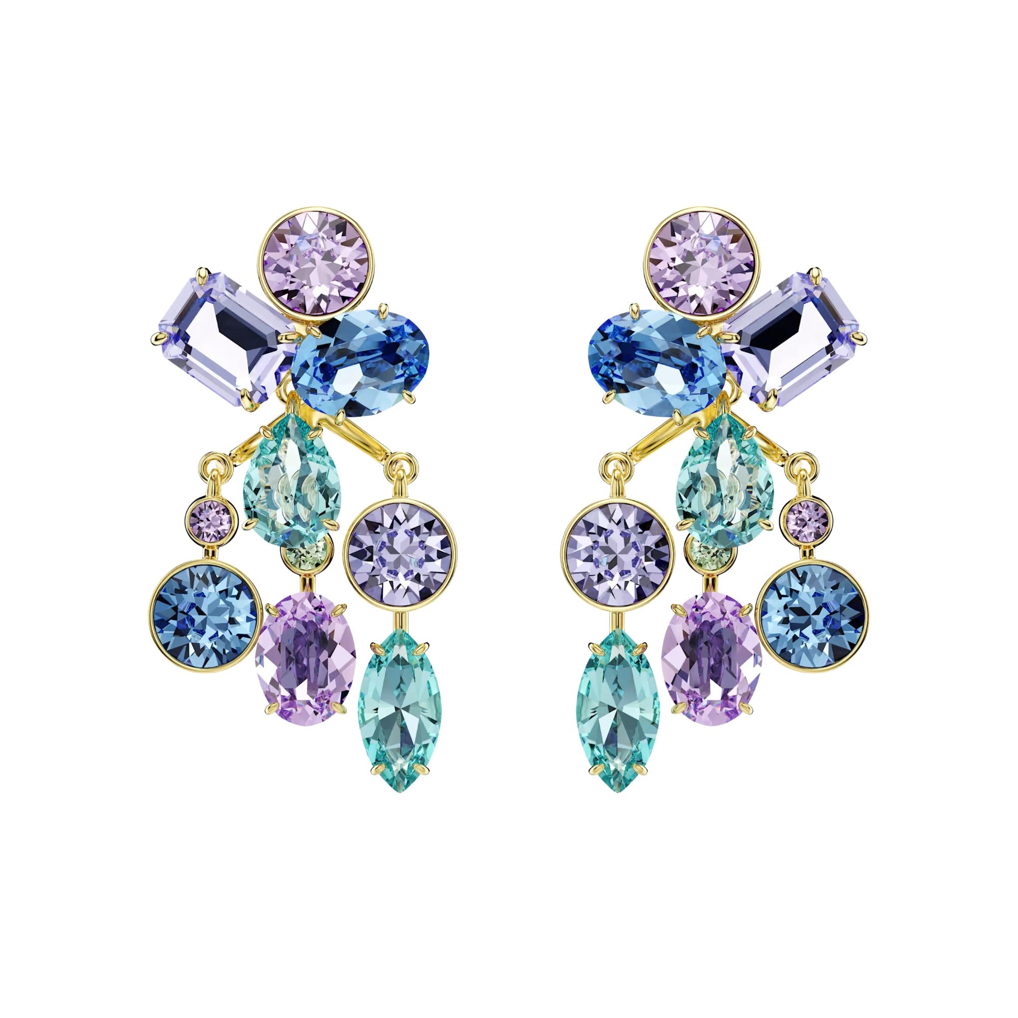 Gloria Multicolor Mixed Shape Earrings