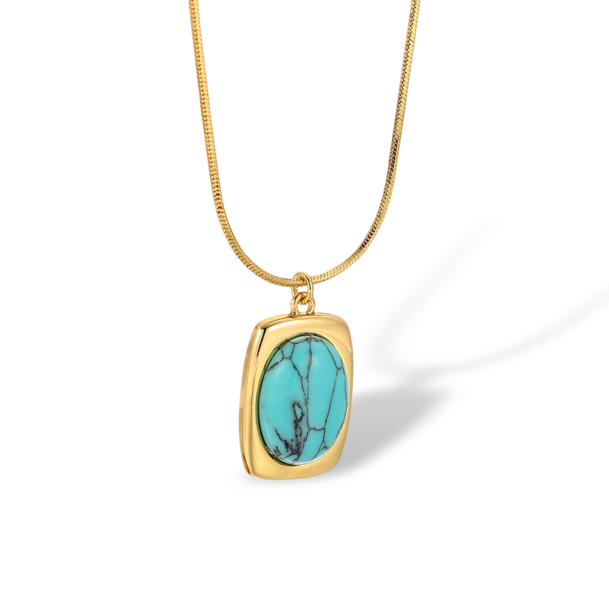 Goyave 18K Gold Rectangular Necklace