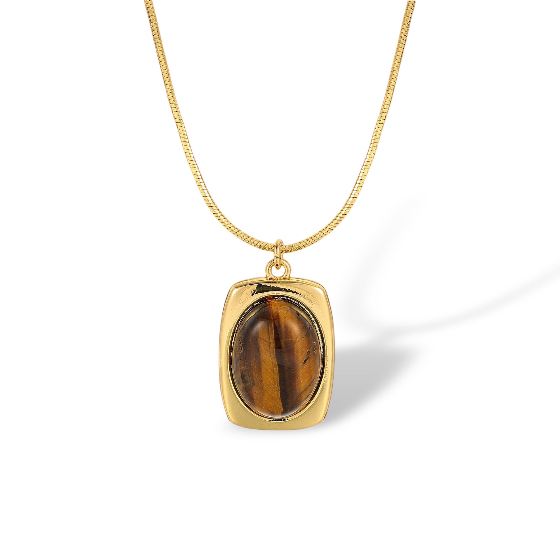 Goyave 18K Gold Rectangular Necklace