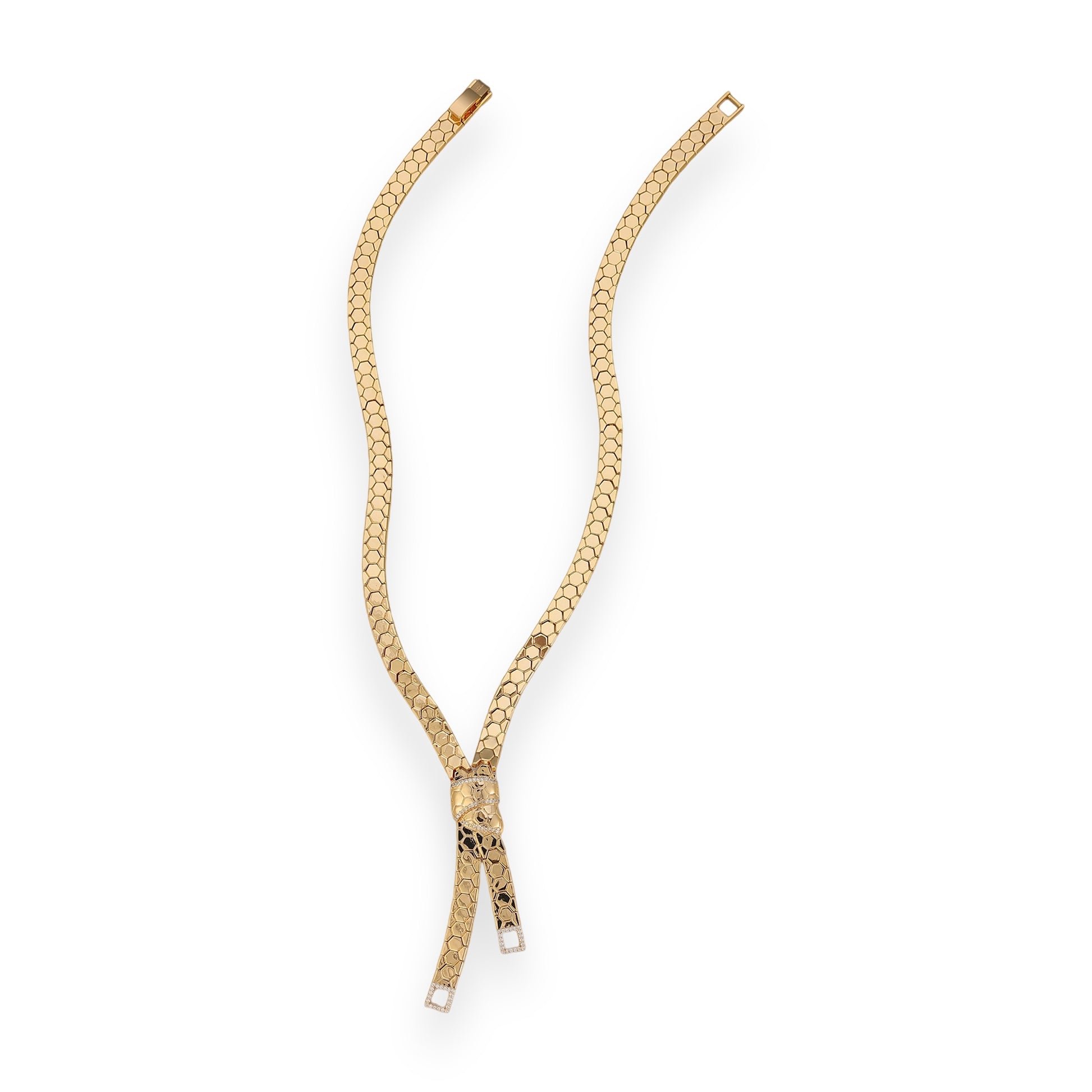 Greetje 18K Gold Knot Necklace