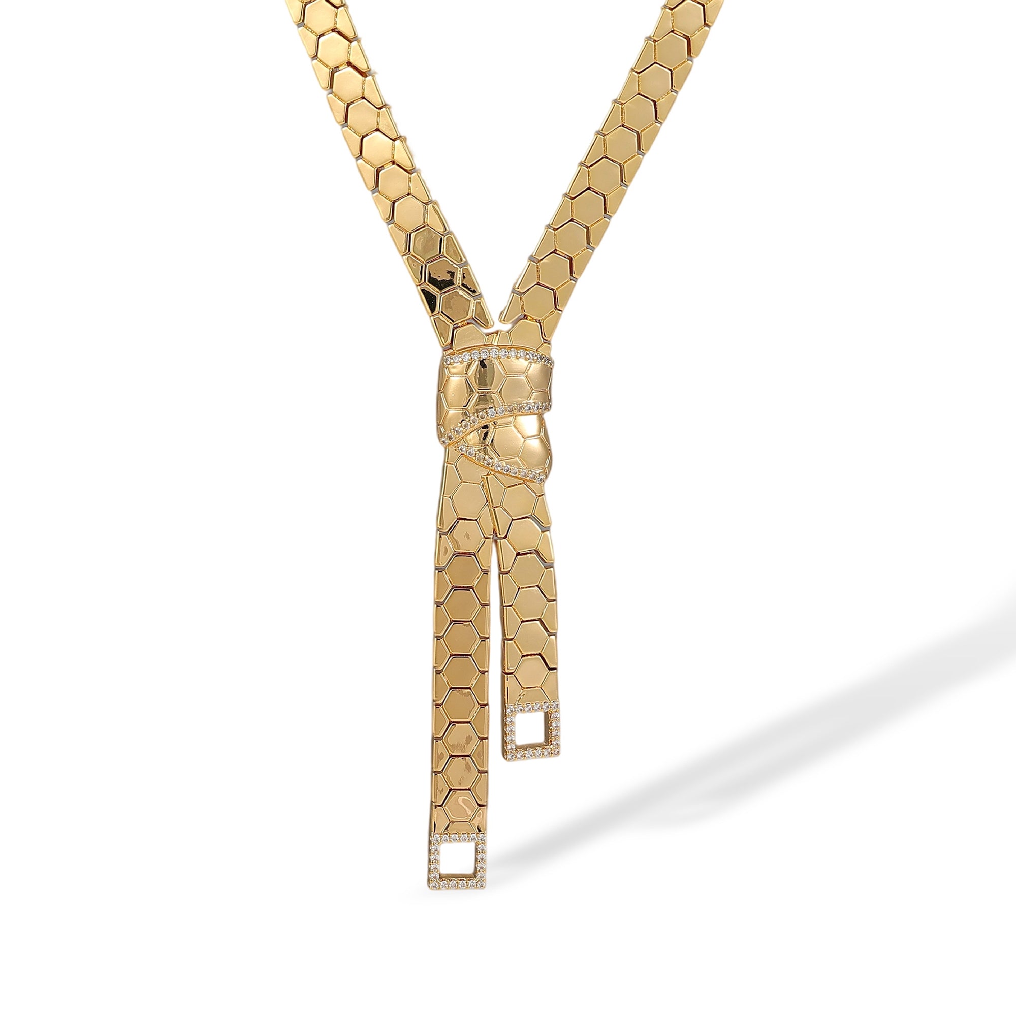Greetje 18K Gold Knot Necklace