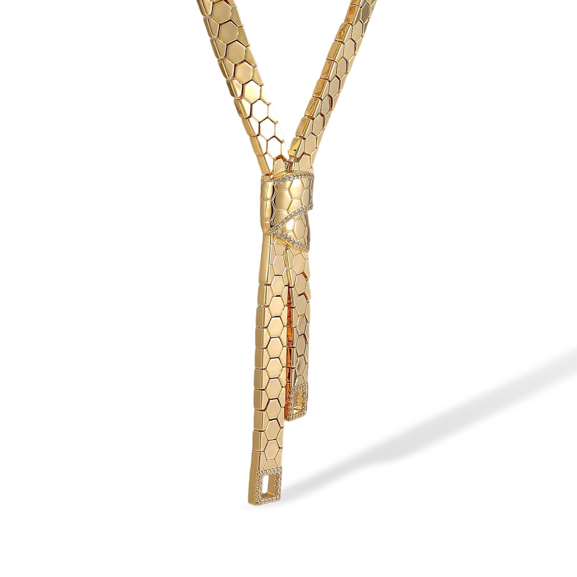 Greetje 18K Gold Knot Necklace