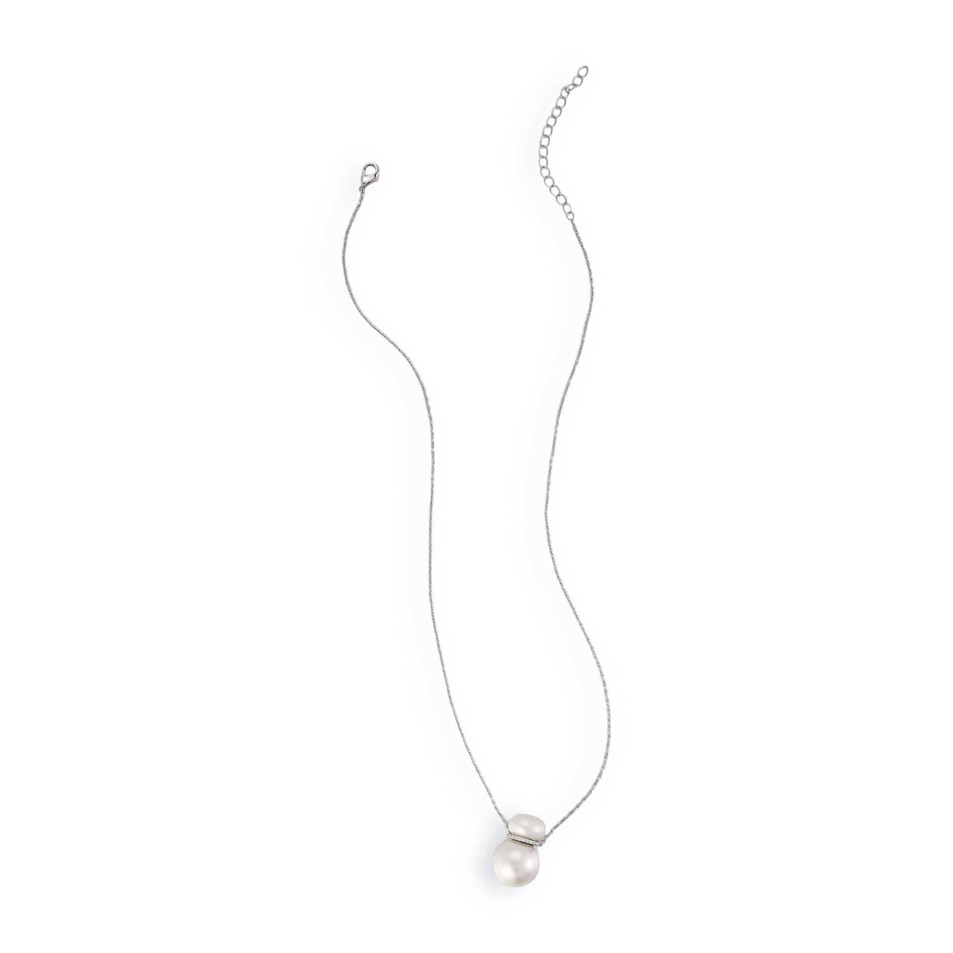 Gundvine White Snowman Pearl Necklace