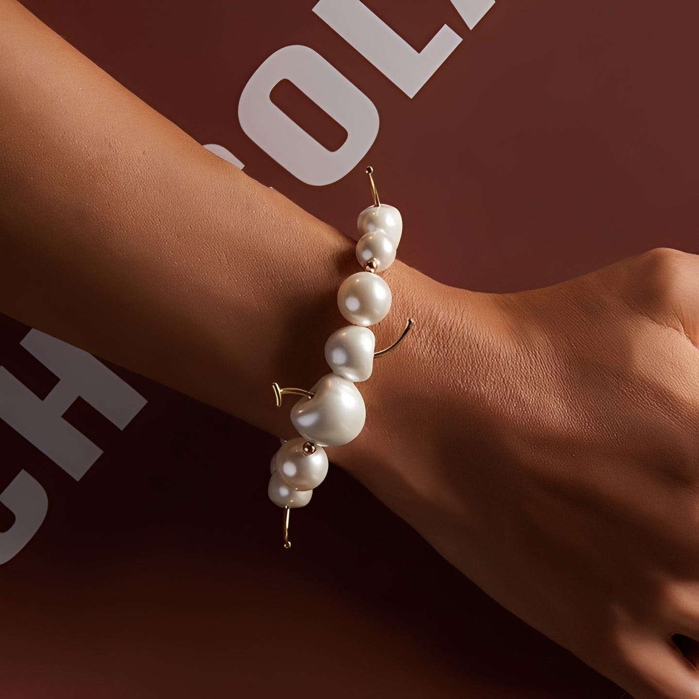 Gwenaëlle White Cherry Bracelet