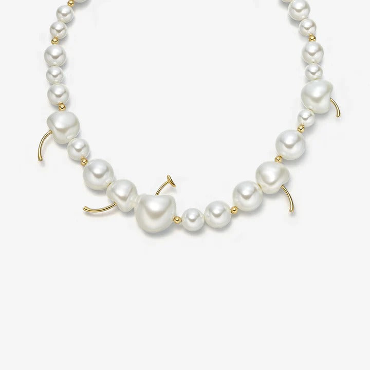 Gwenaëlle White Cherry Necklace