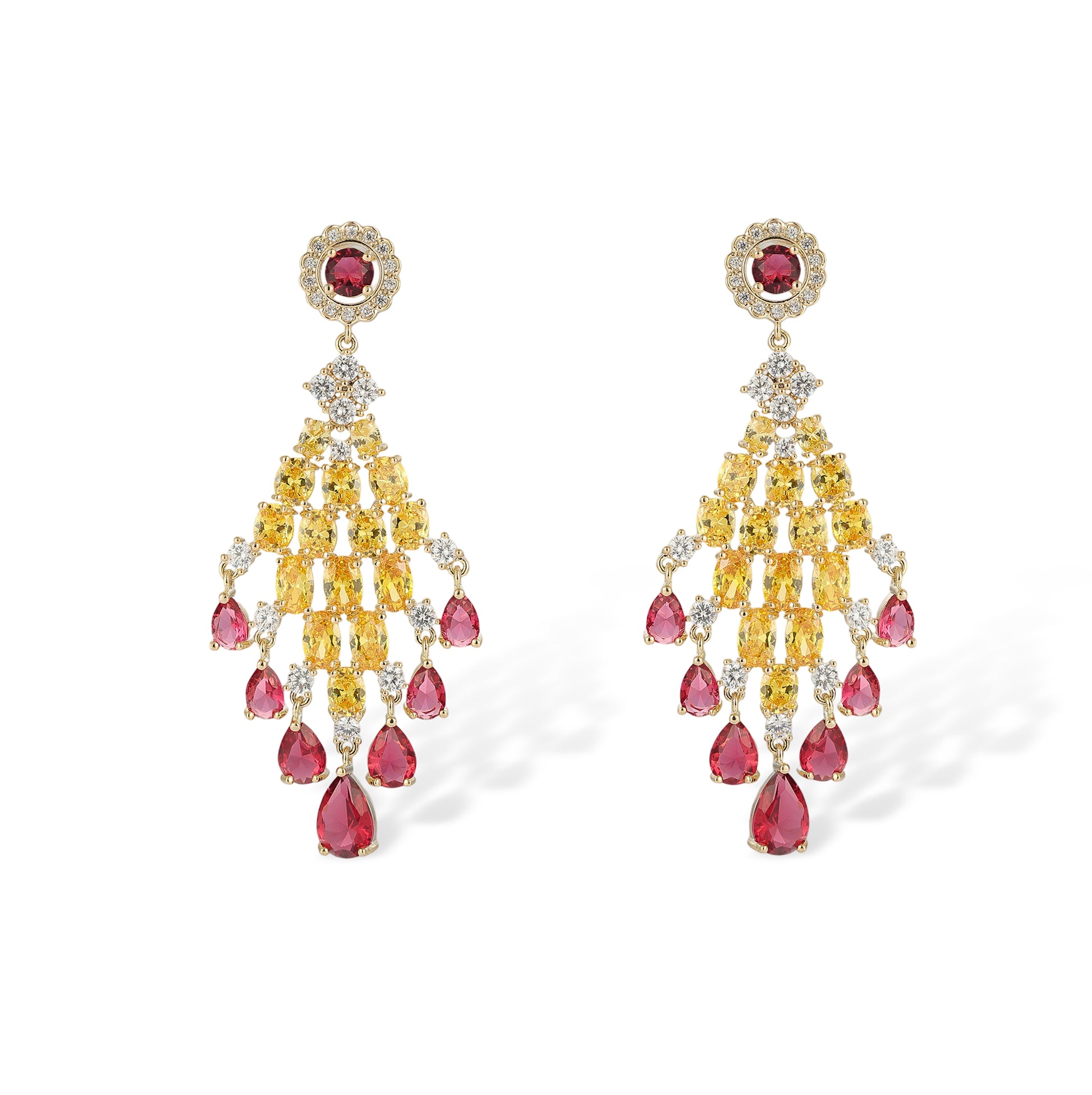Hadlind Multicolor Chandelier Drop Earrings