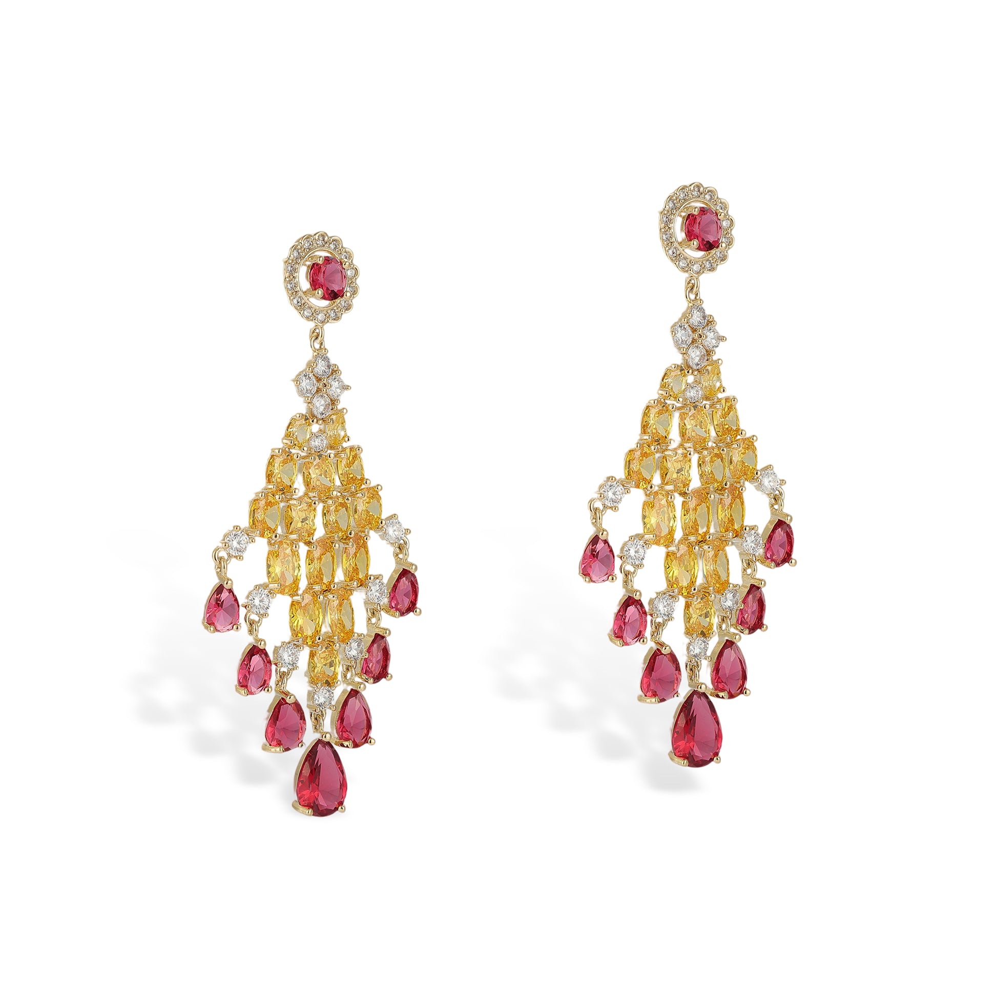 Hadlind Multicolor Chandelier Drop Earrings