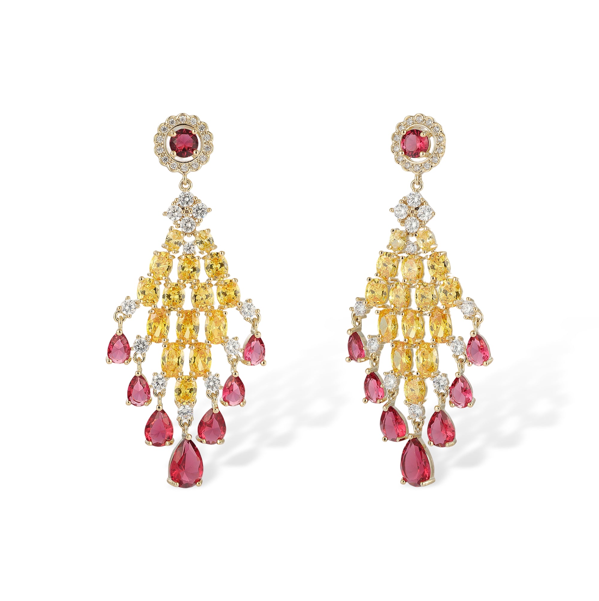 Hadlind Multicolor Chandelier Drop Earrings