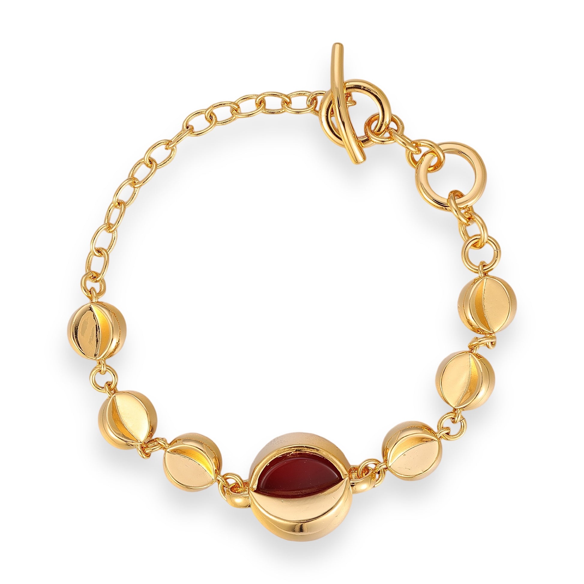 Hartwina 18K Gold Sphere Bracelet