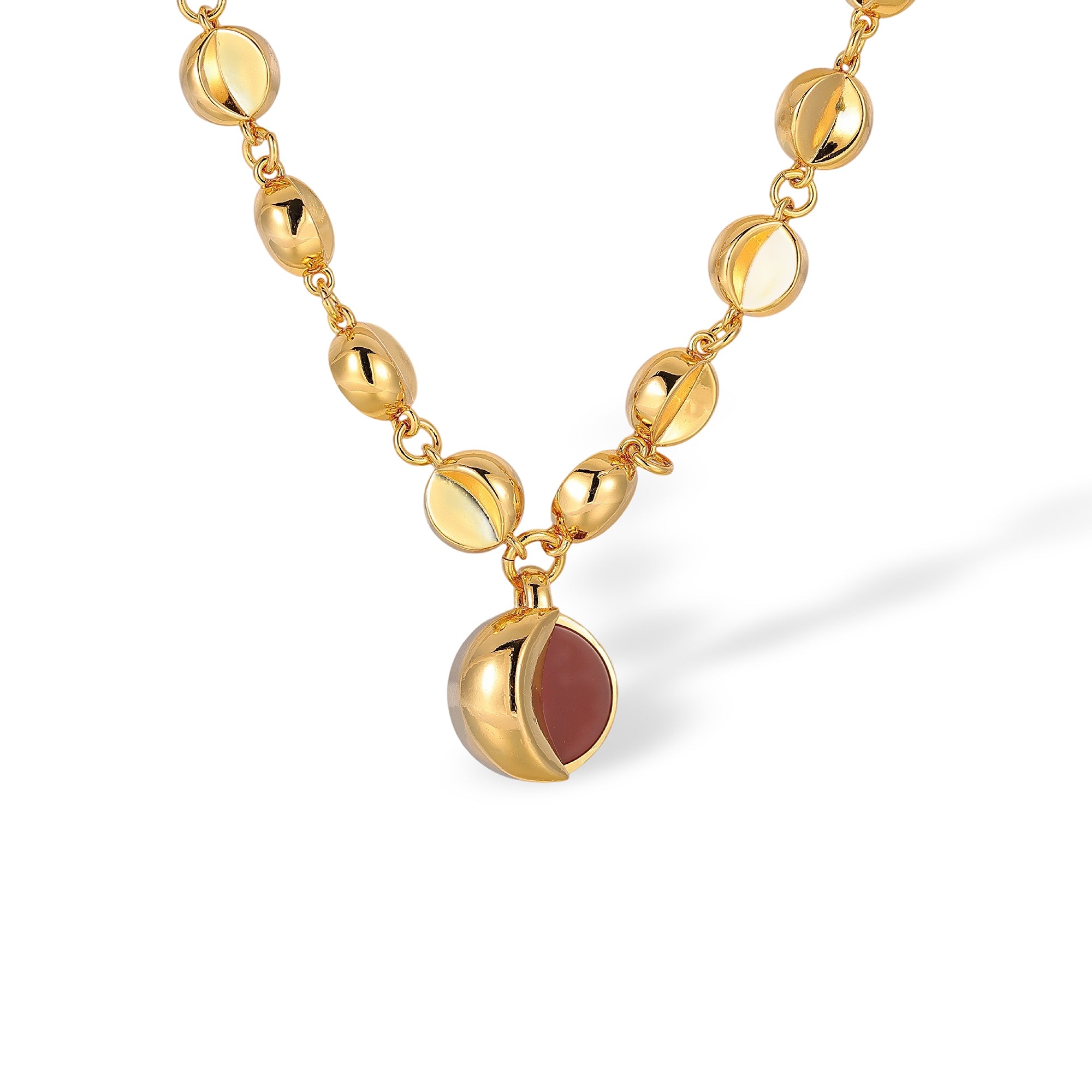 Hartwina 18K Gold Sphere Necklace