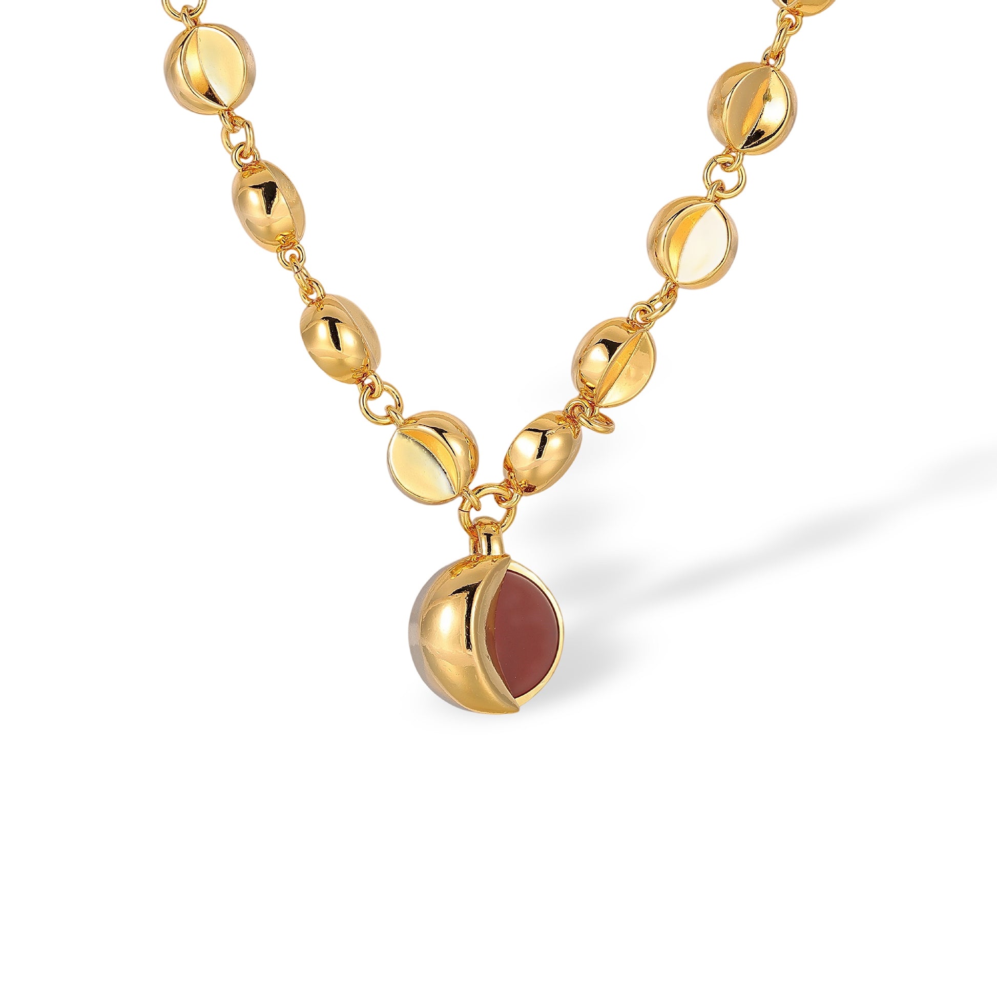 Hartwina 18K Gold Sphere Necklace