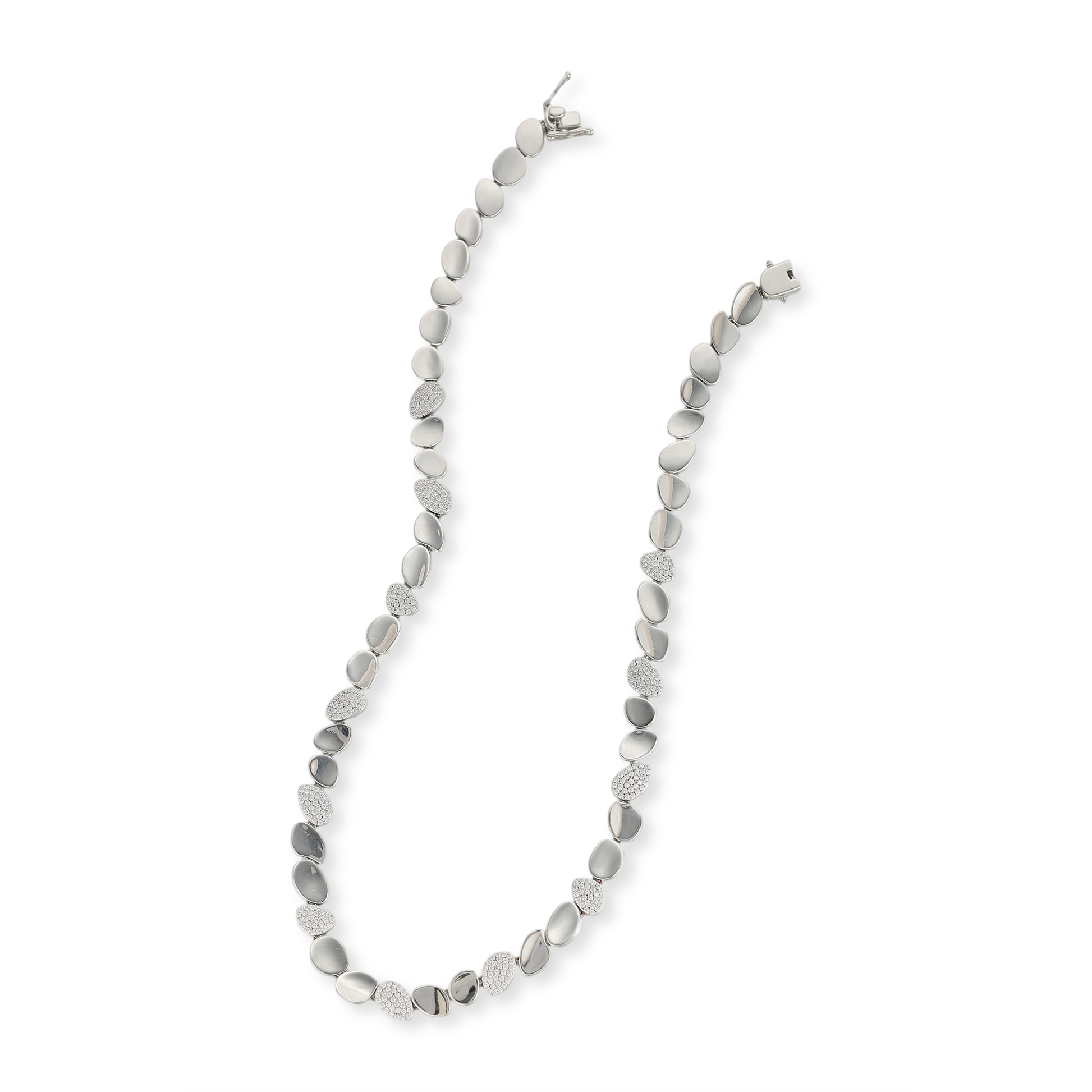 Hedlinde 18K Gold Irregular Pebble Choker Necklace