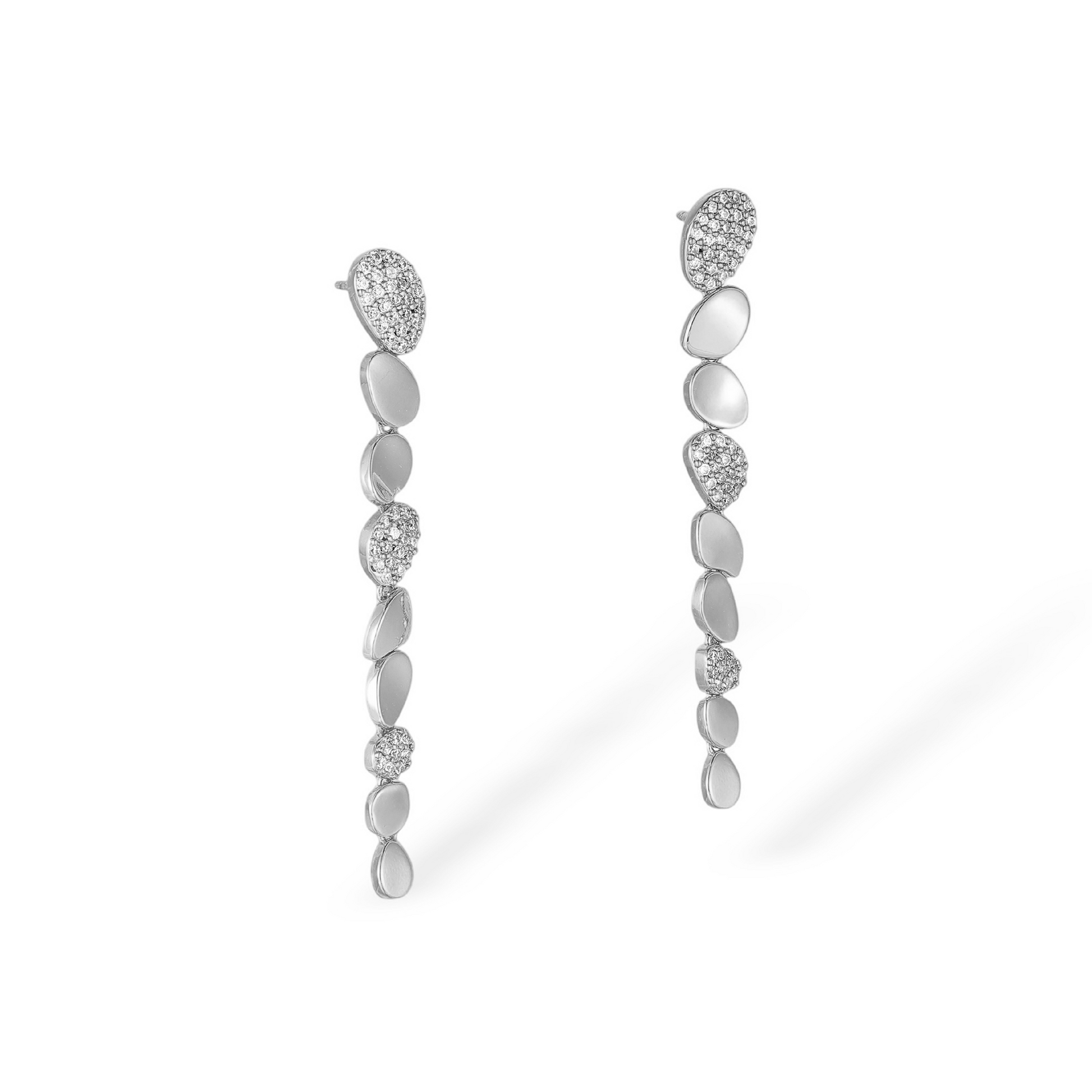 Hedlinde 18K Gold Irregular Pebble Drop Earrings