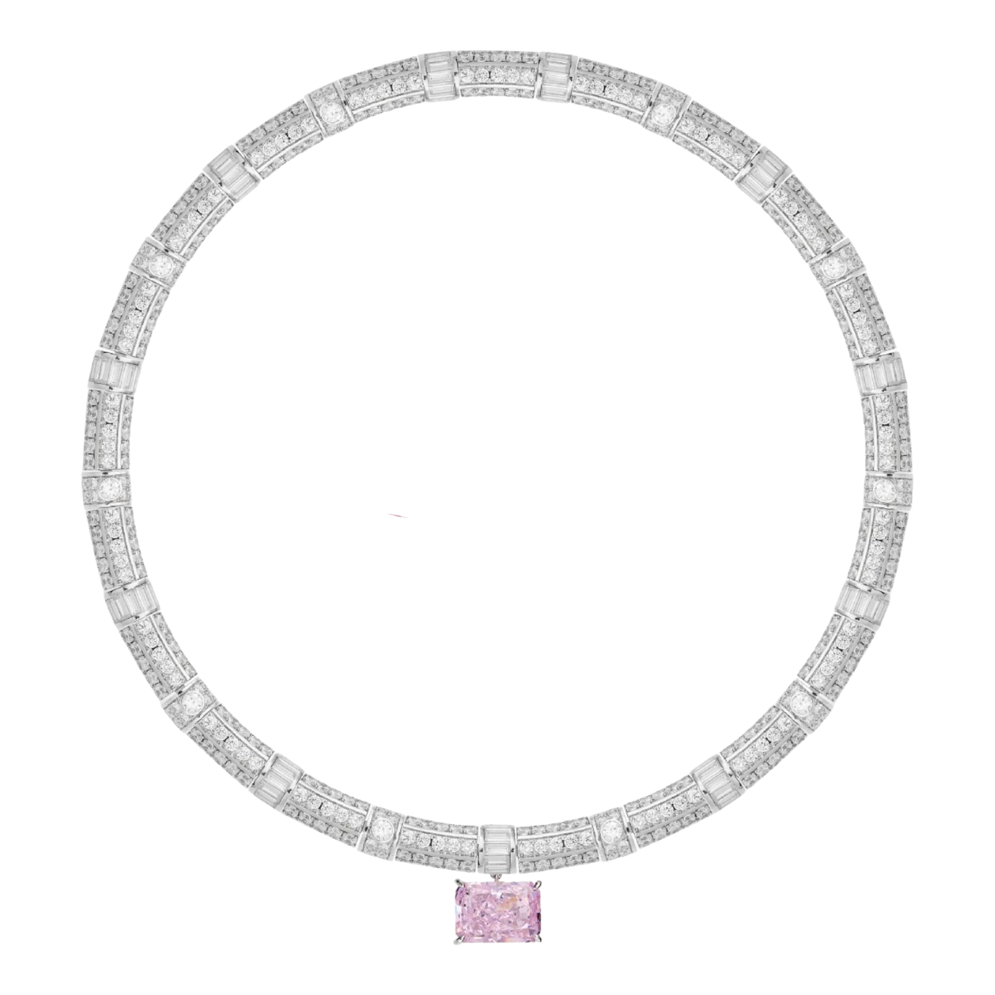 Hildwina Rectangular Choker Neckalce