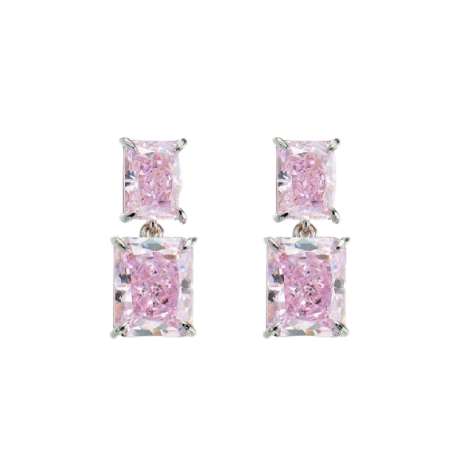 Hildwina Rectangular Drop Earrings
