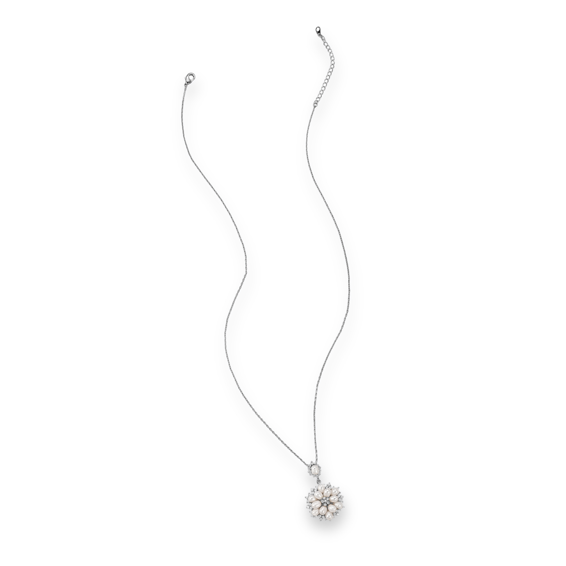 Fébria 18K Gold Pearl Floral Necklace