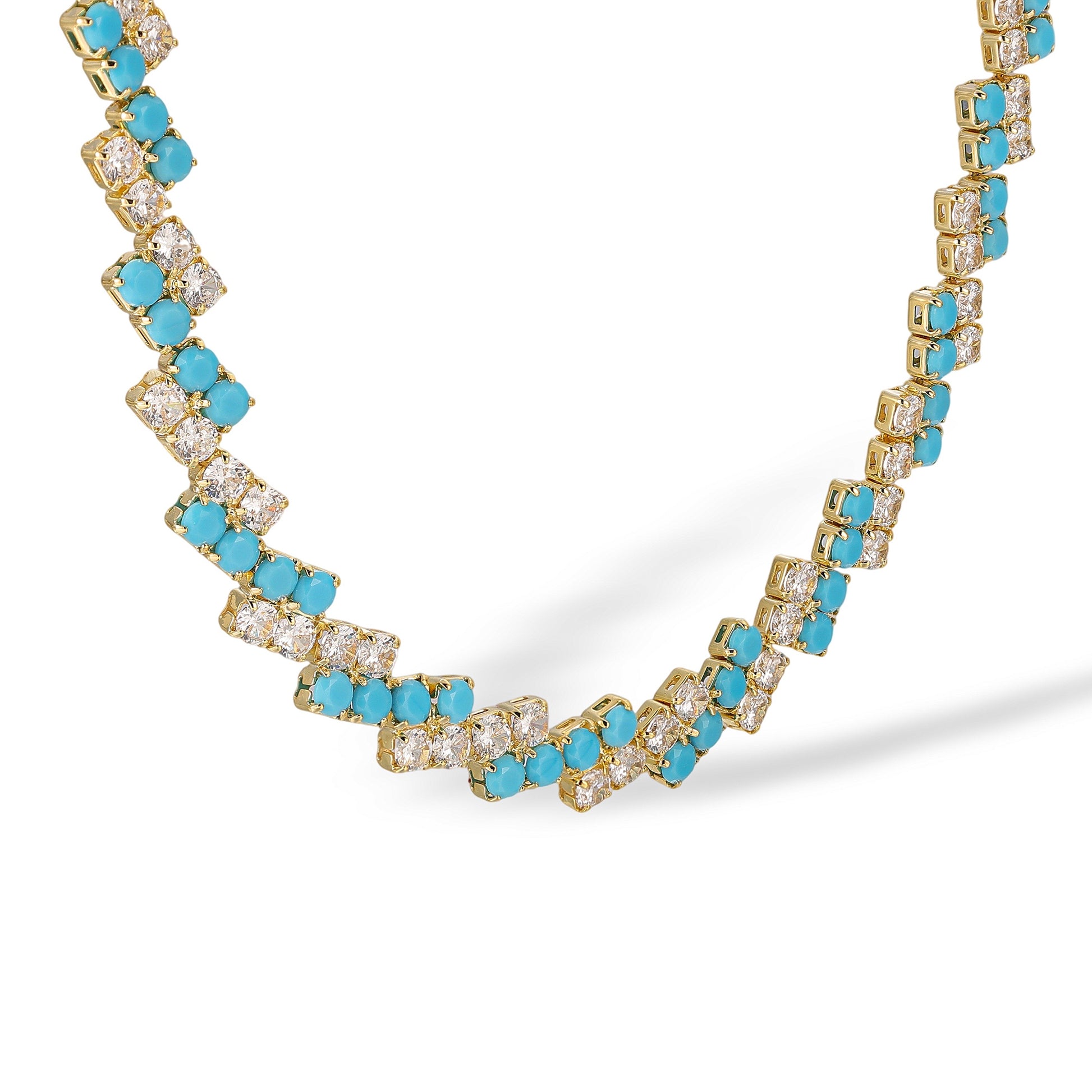 Ilona Turquoise Round Necklace
