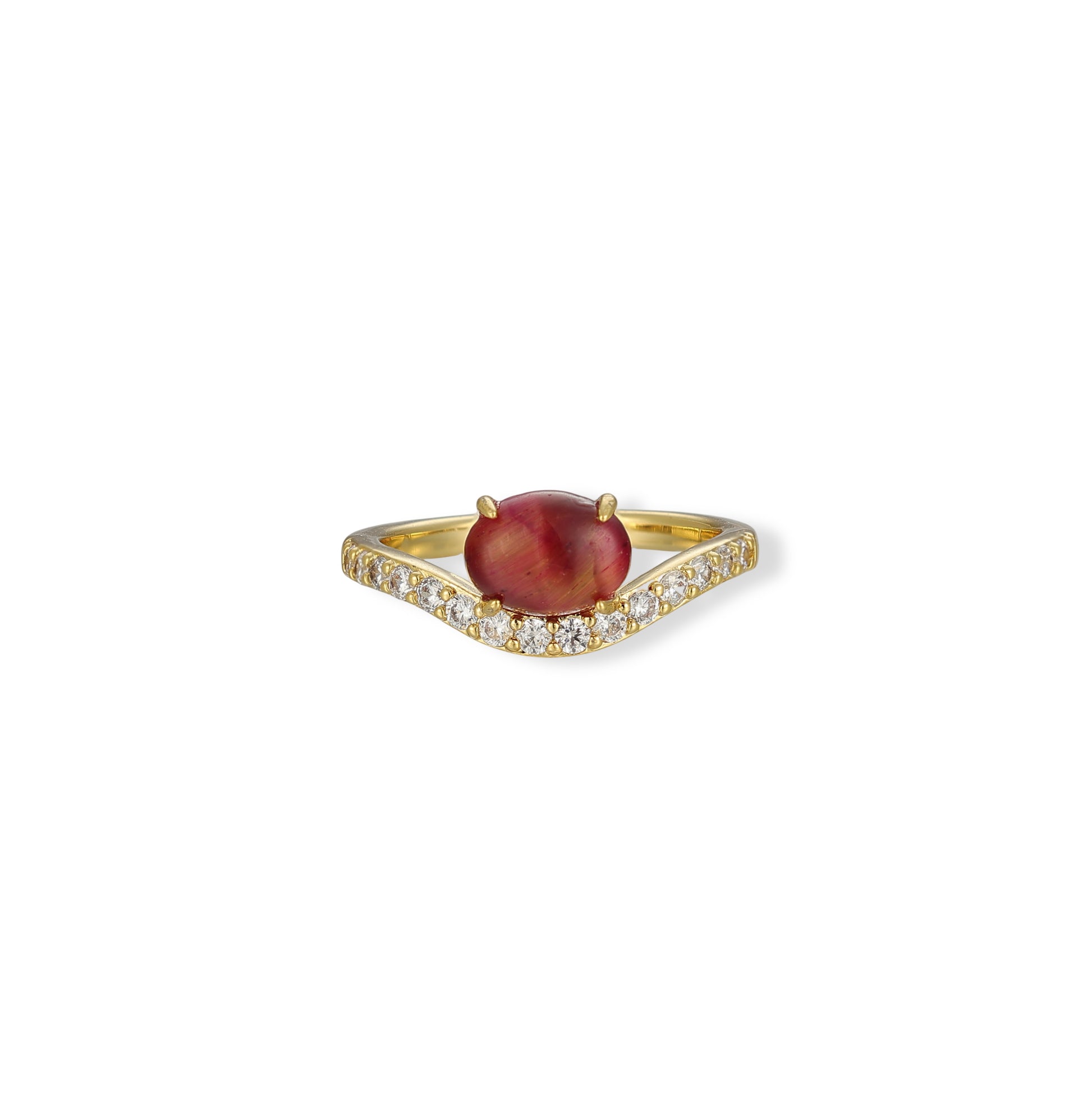 Irmberta Oval Open Ring
