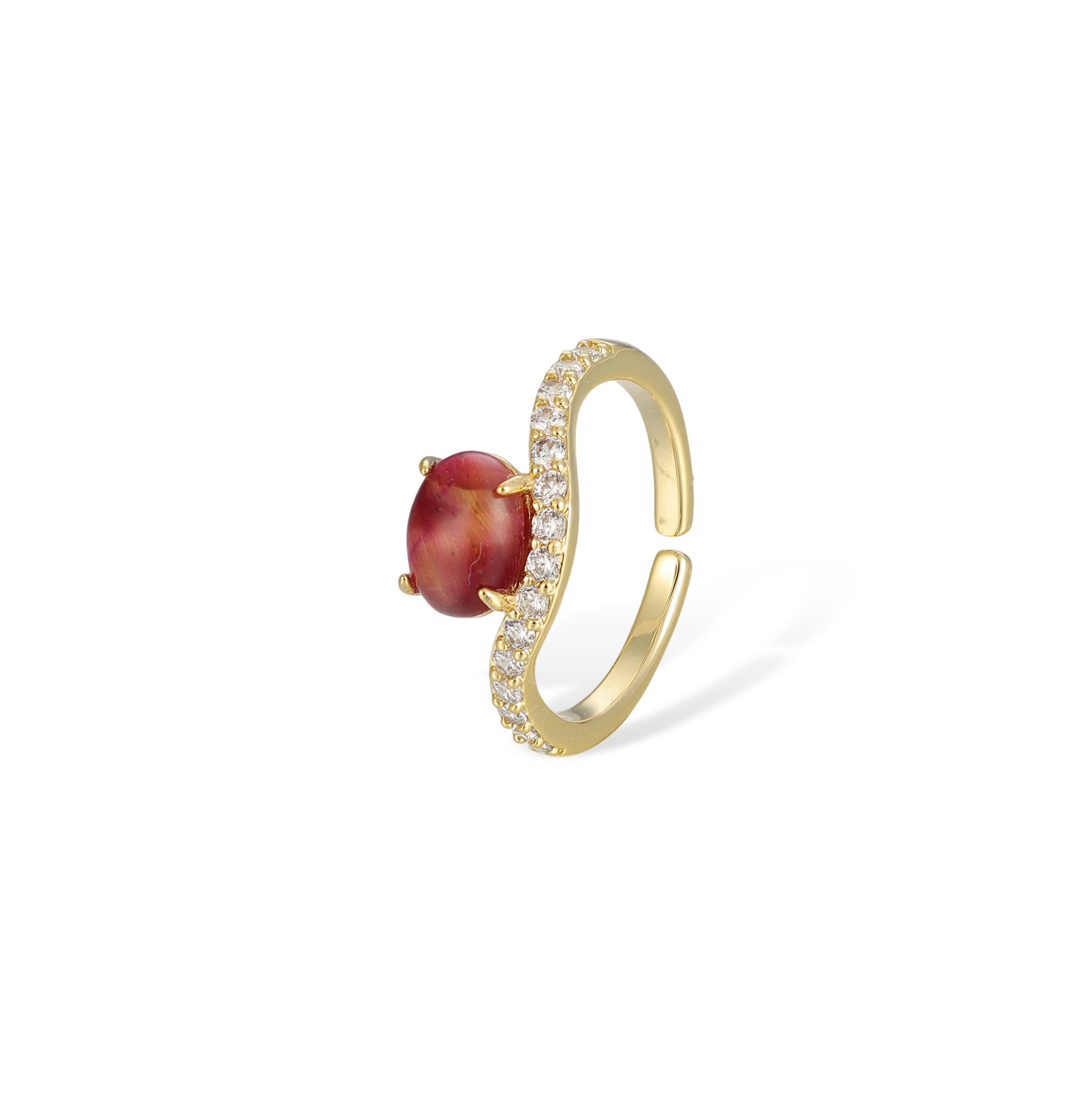 Irmberta Oval Open Ring