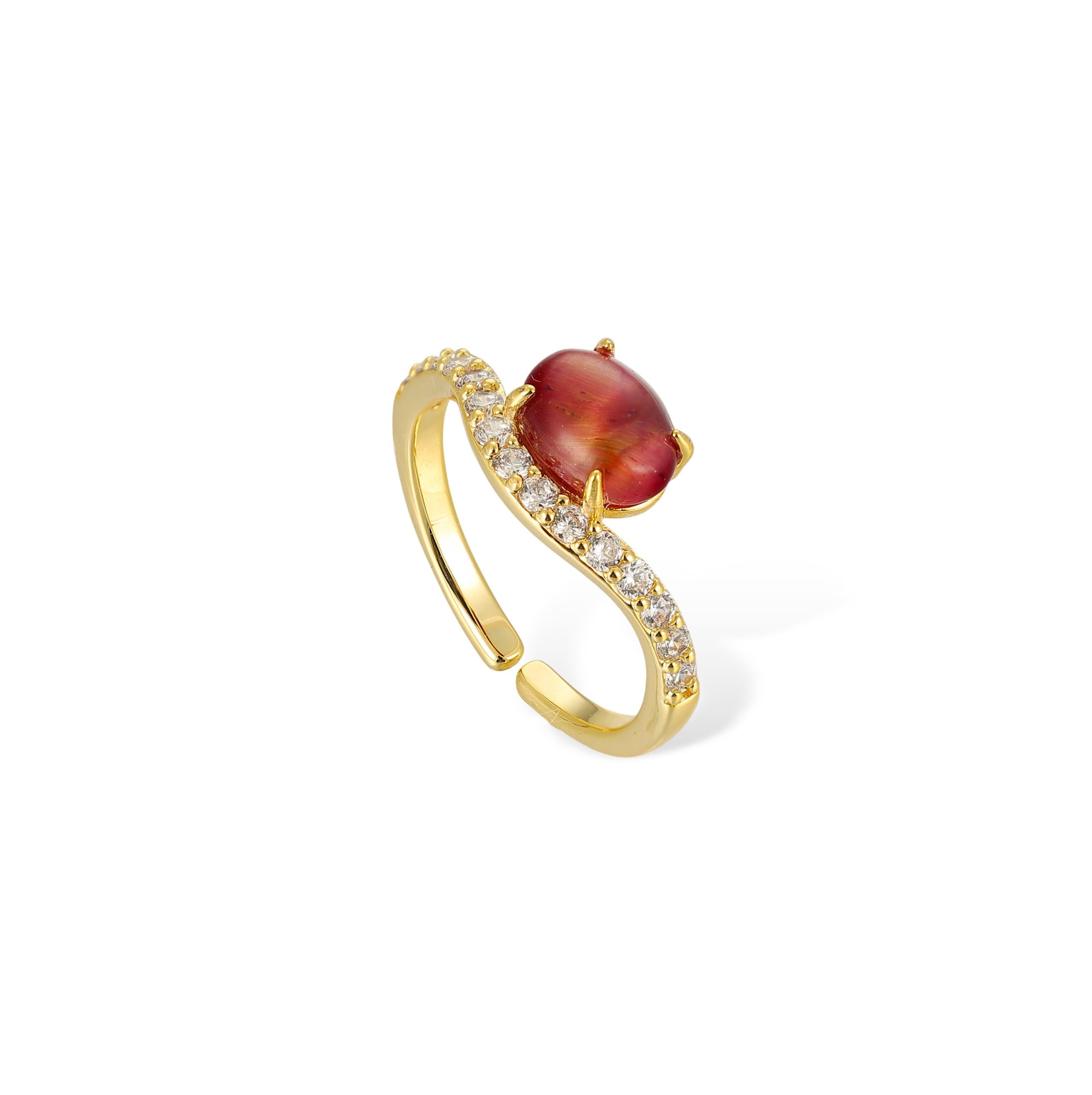 Irmberta Oval Open Ring