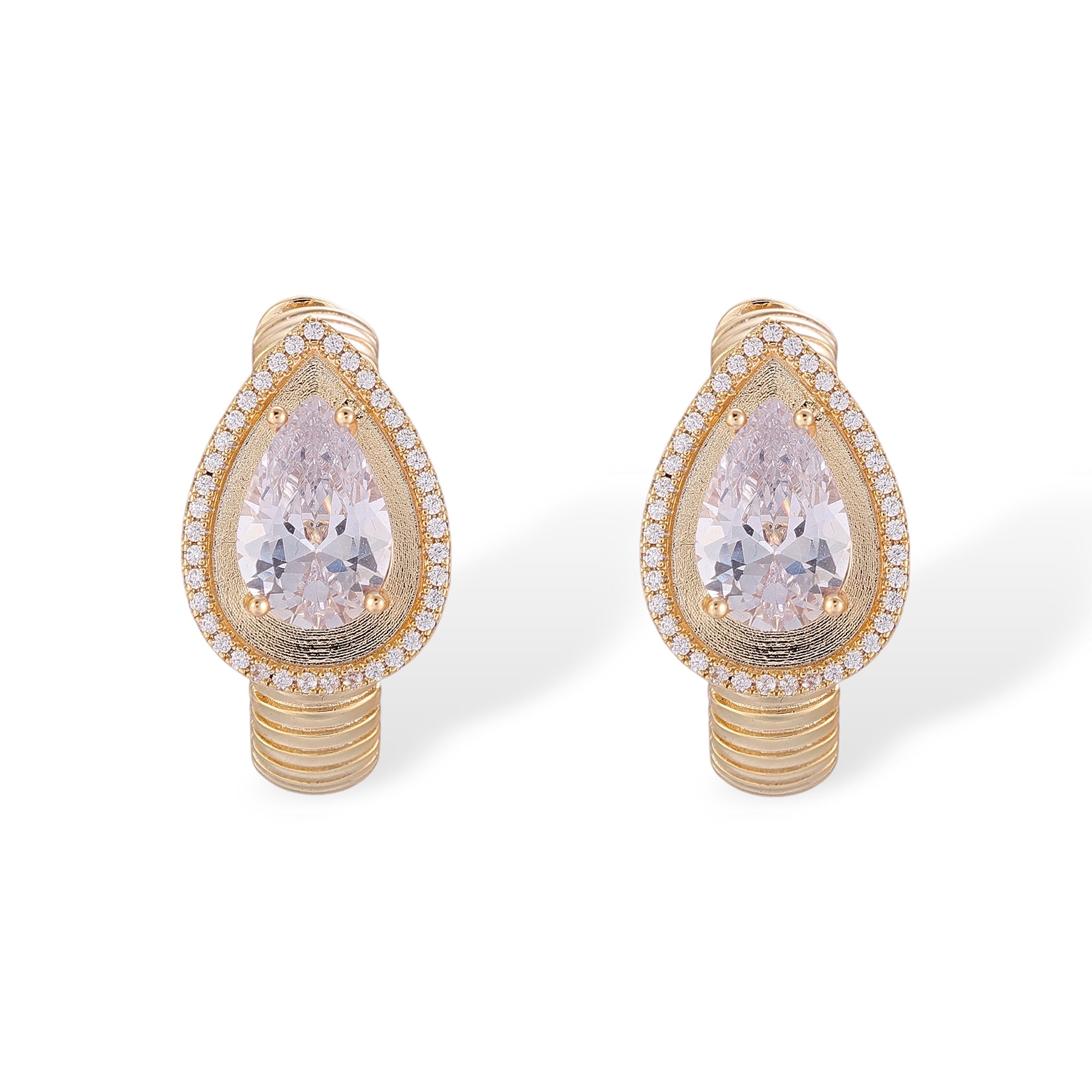 Irmhild 14K Gold Teardrop Earrings