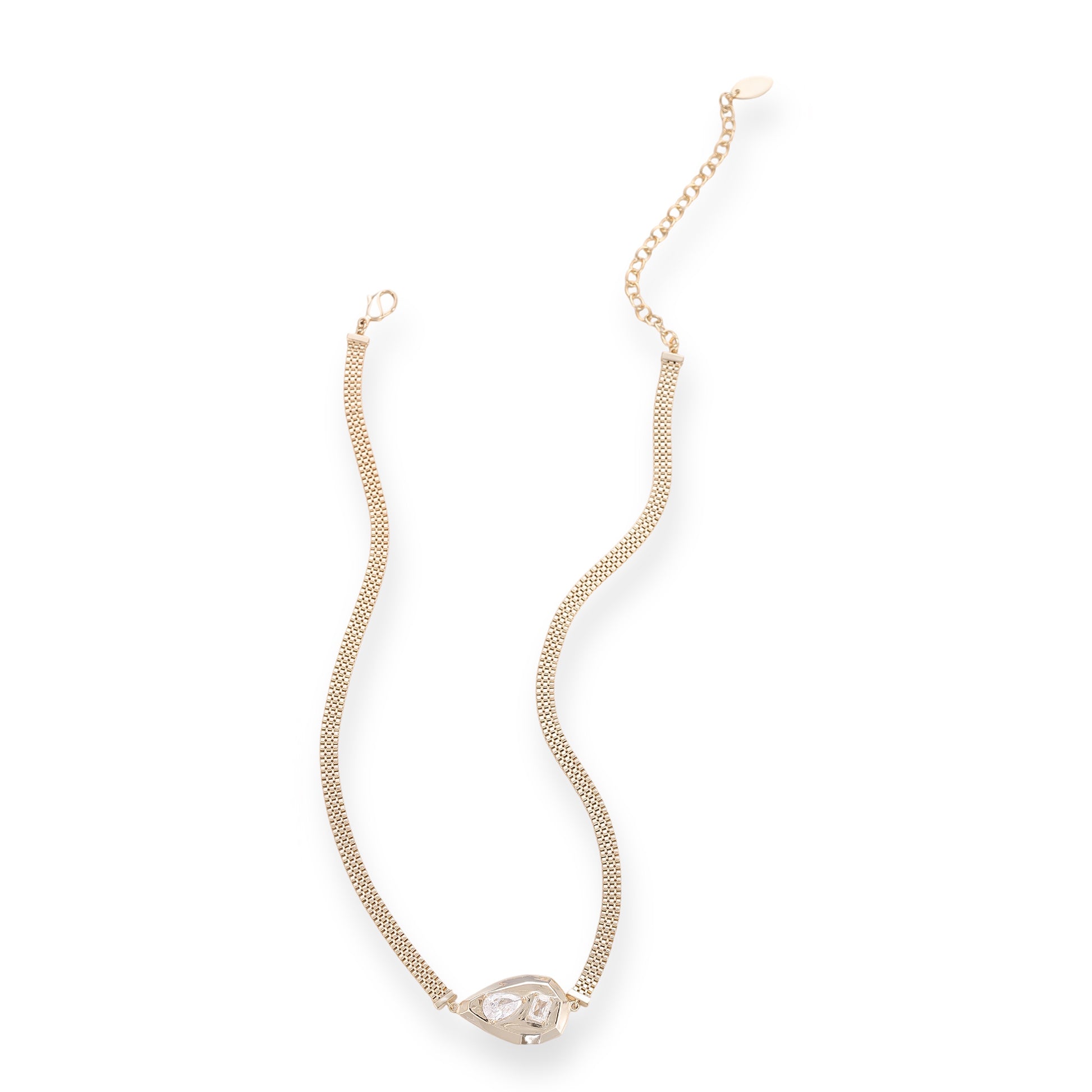 Irmhild 14K Gold Teardrop Necklace