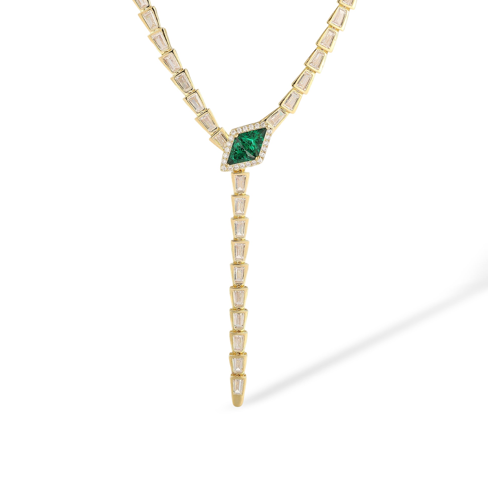 Irmlind Rhombus Y Shape Necklace