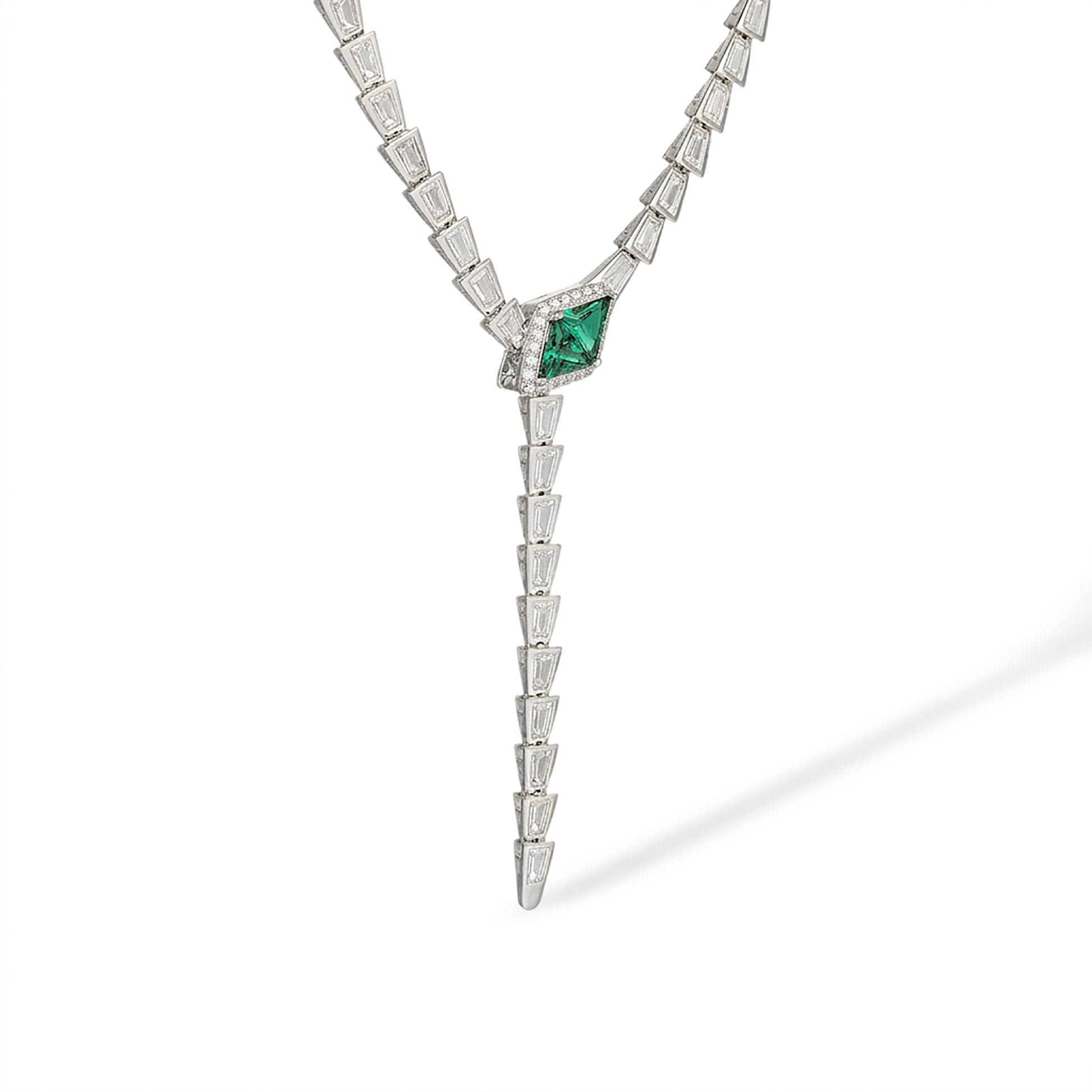 Irmlind Rhombus Y Shape Necklace