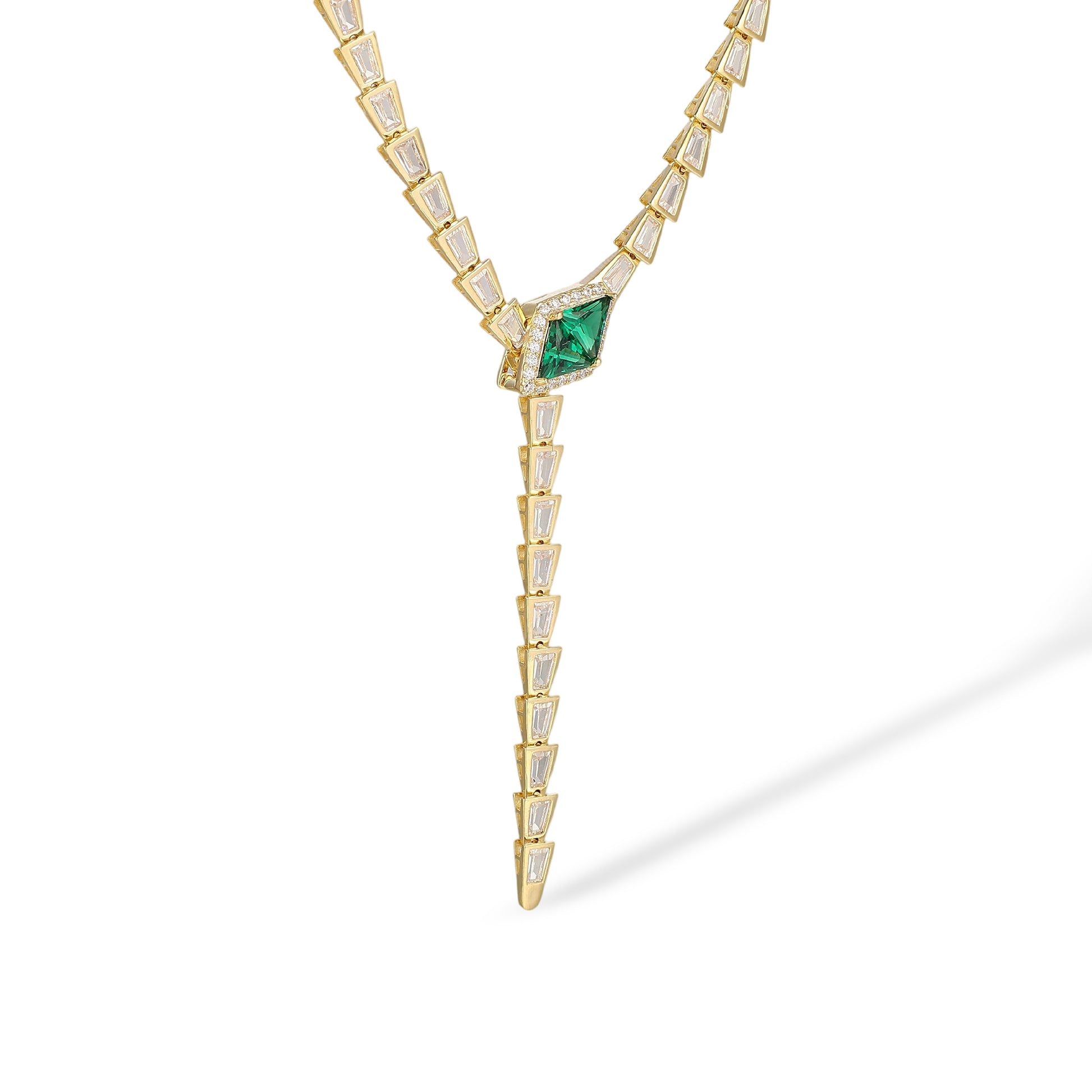 Irmlind Rhombus Y Shape Necklace