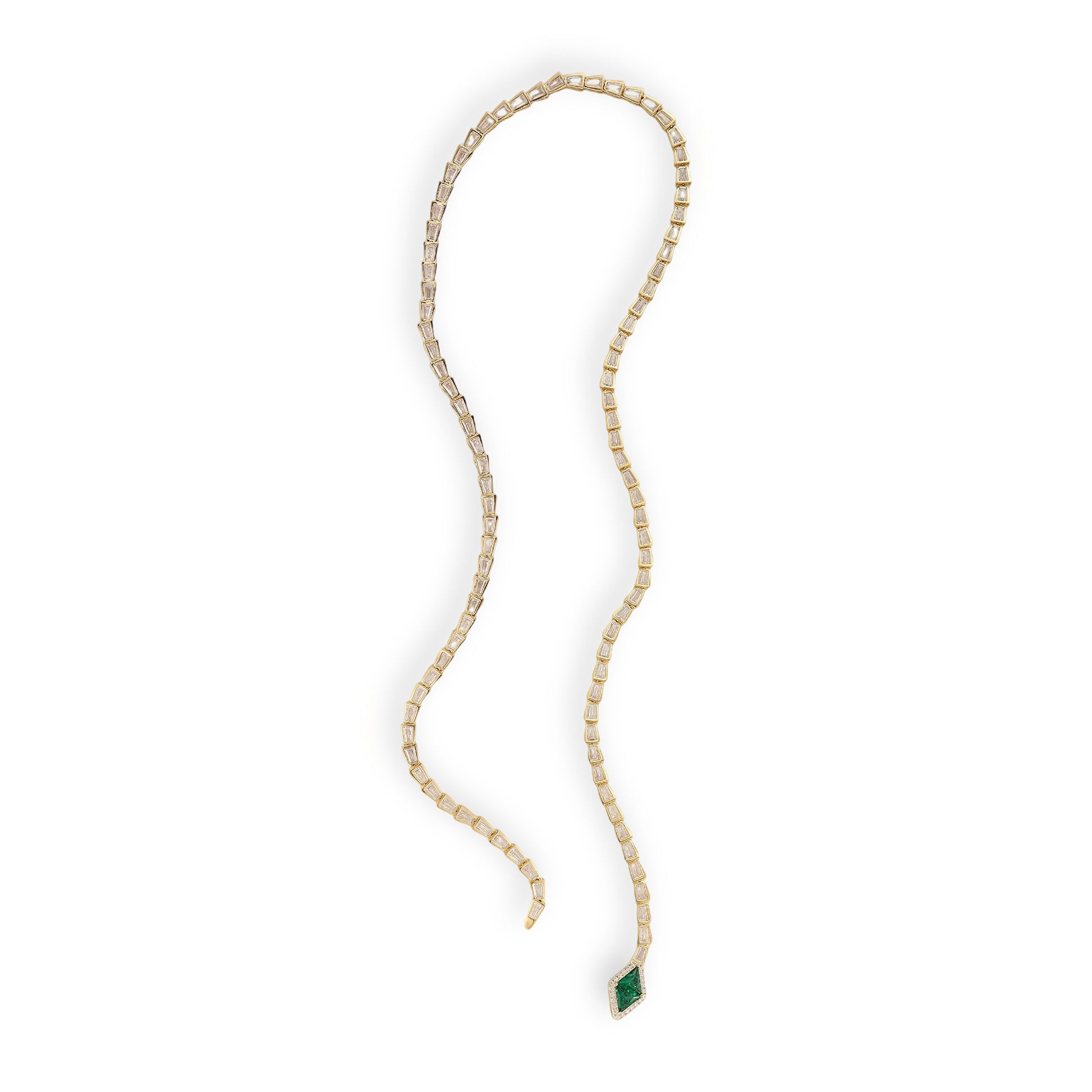 Irmlind Rhombus Y Shape Necklace