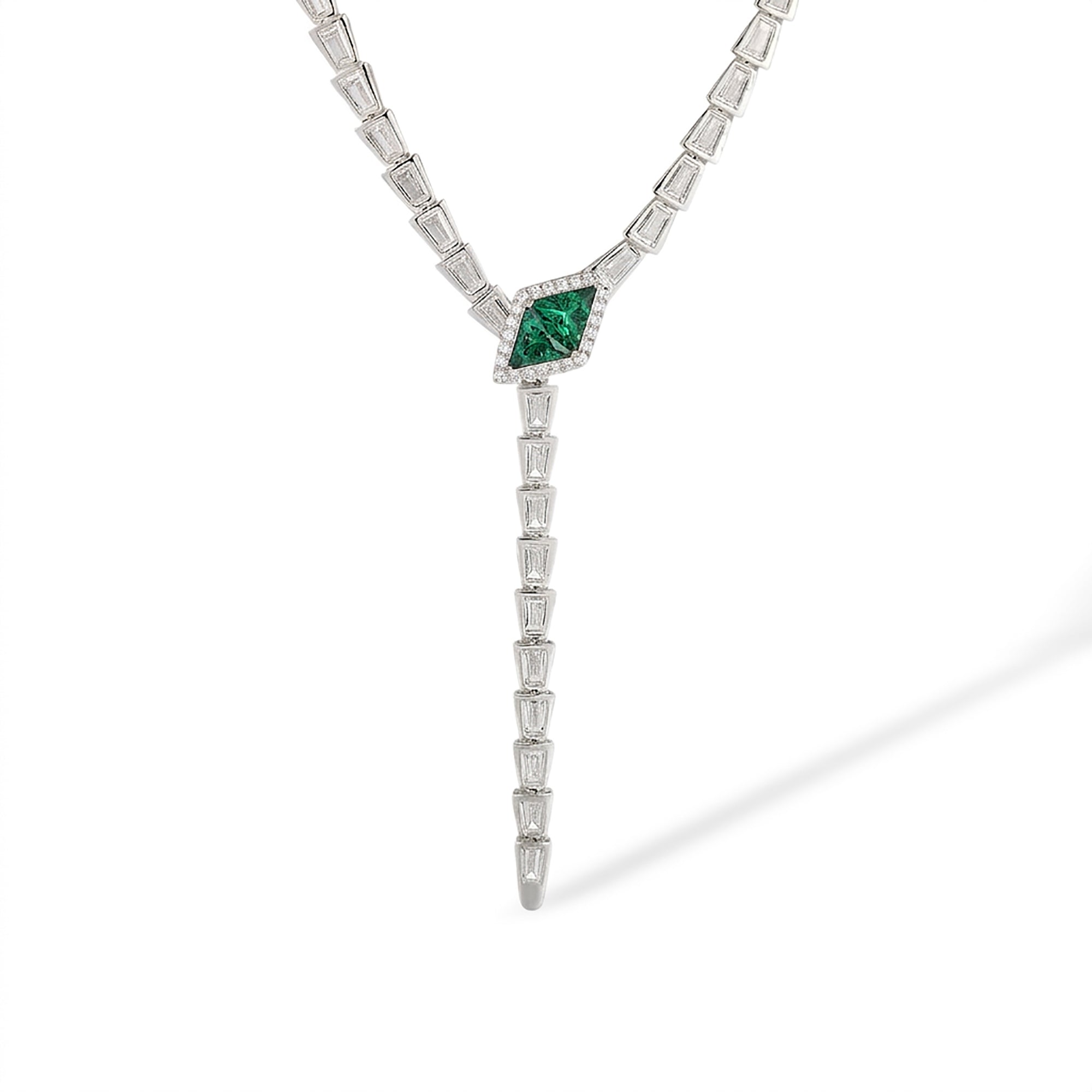 Irmlind Rhombus Y Shape Necklace