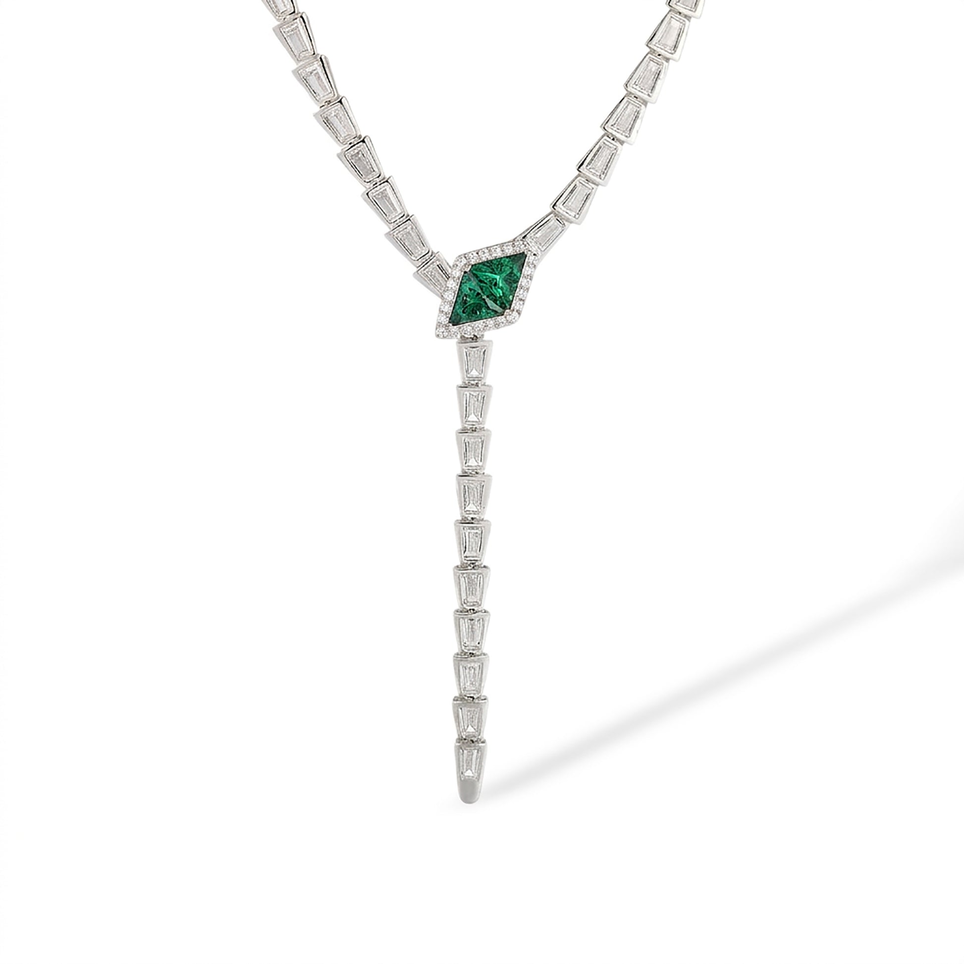 Irmlind Rhombus Y Shape Necklace