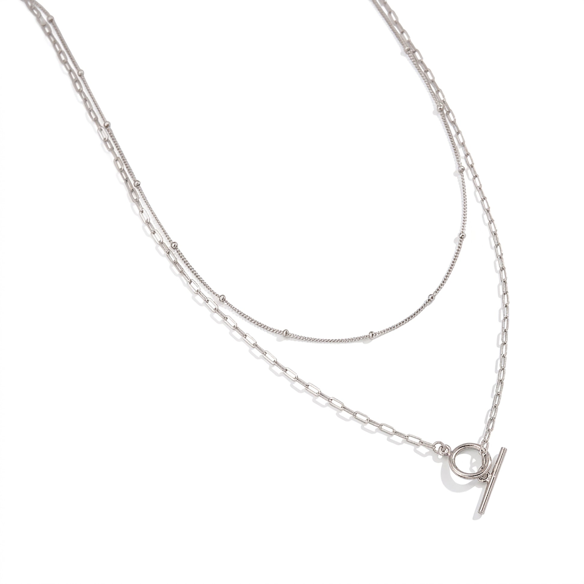 Isrunia 14K Gold Double-Layer Necklace