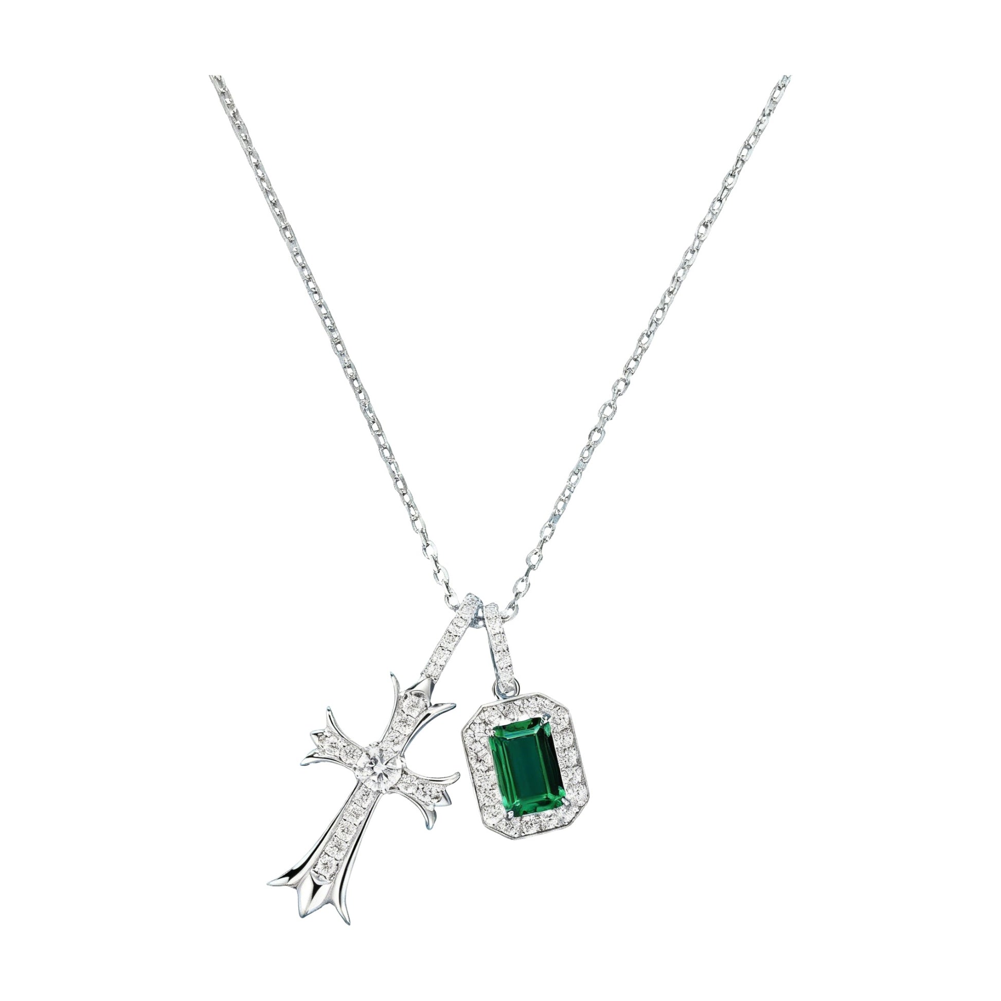 Istria Green Emerald Necklace