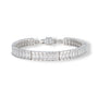 Jolina White Baguette Tennis Bracelet