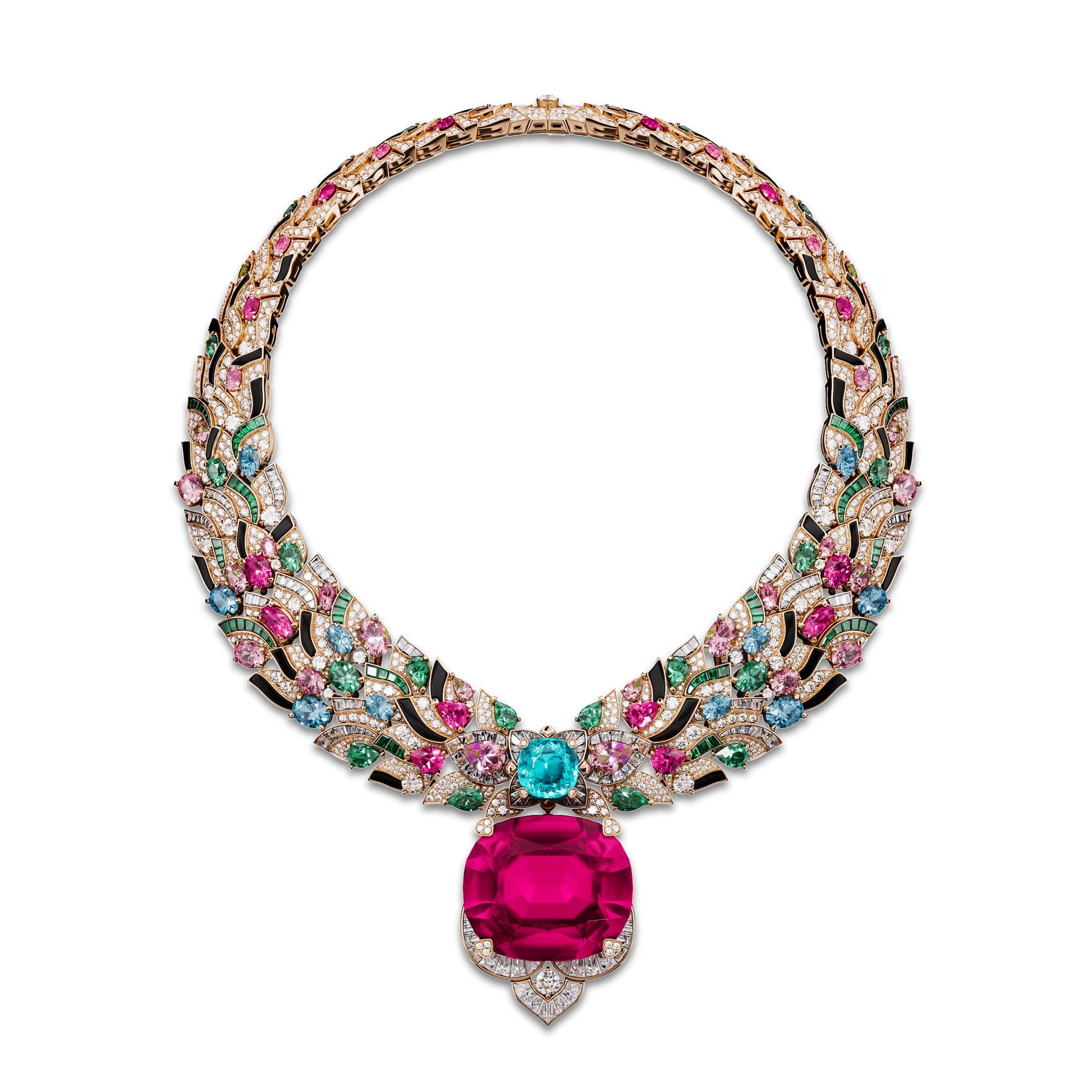 Jorina Multicolor Floral Necklace