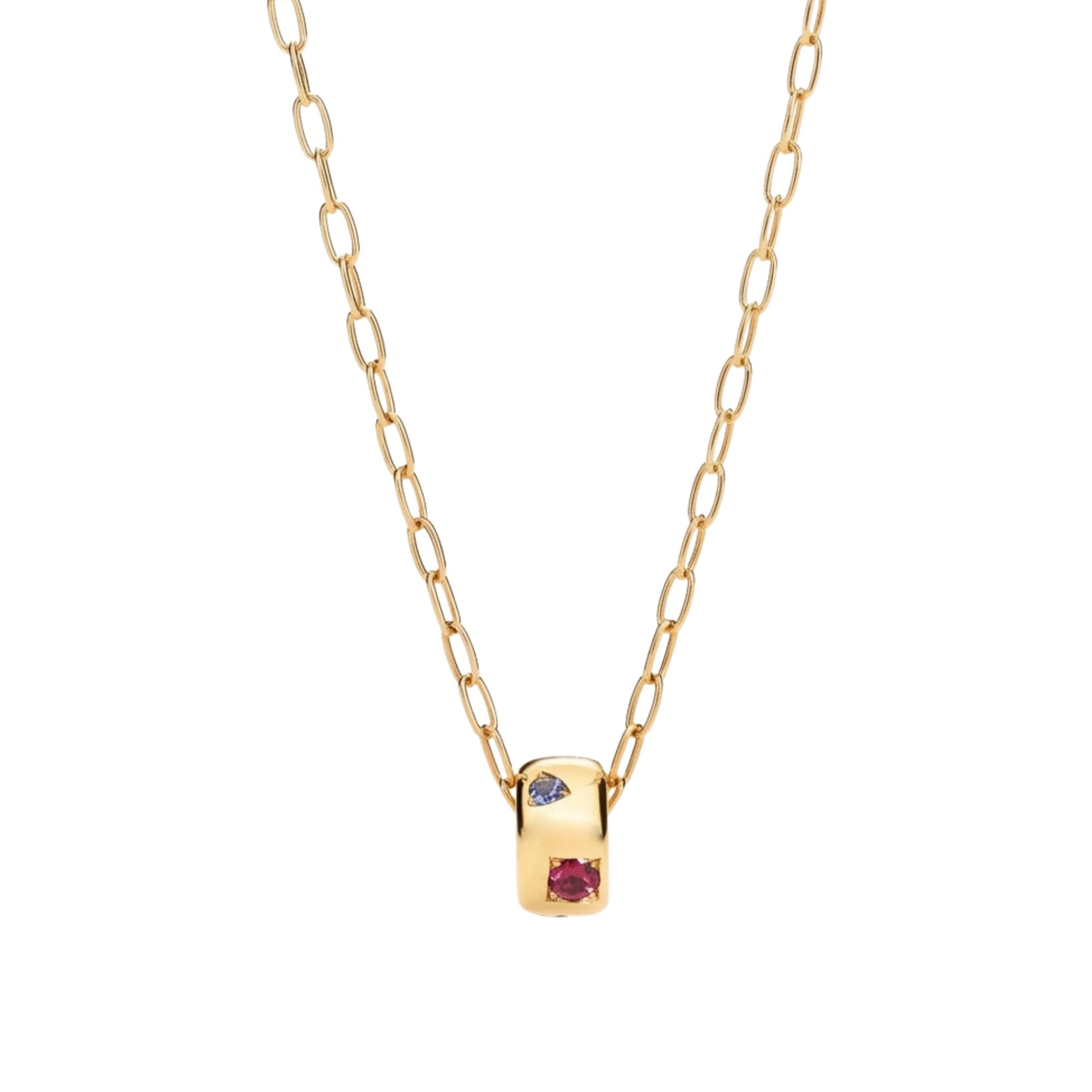 Julie Muticolor Round Necklace