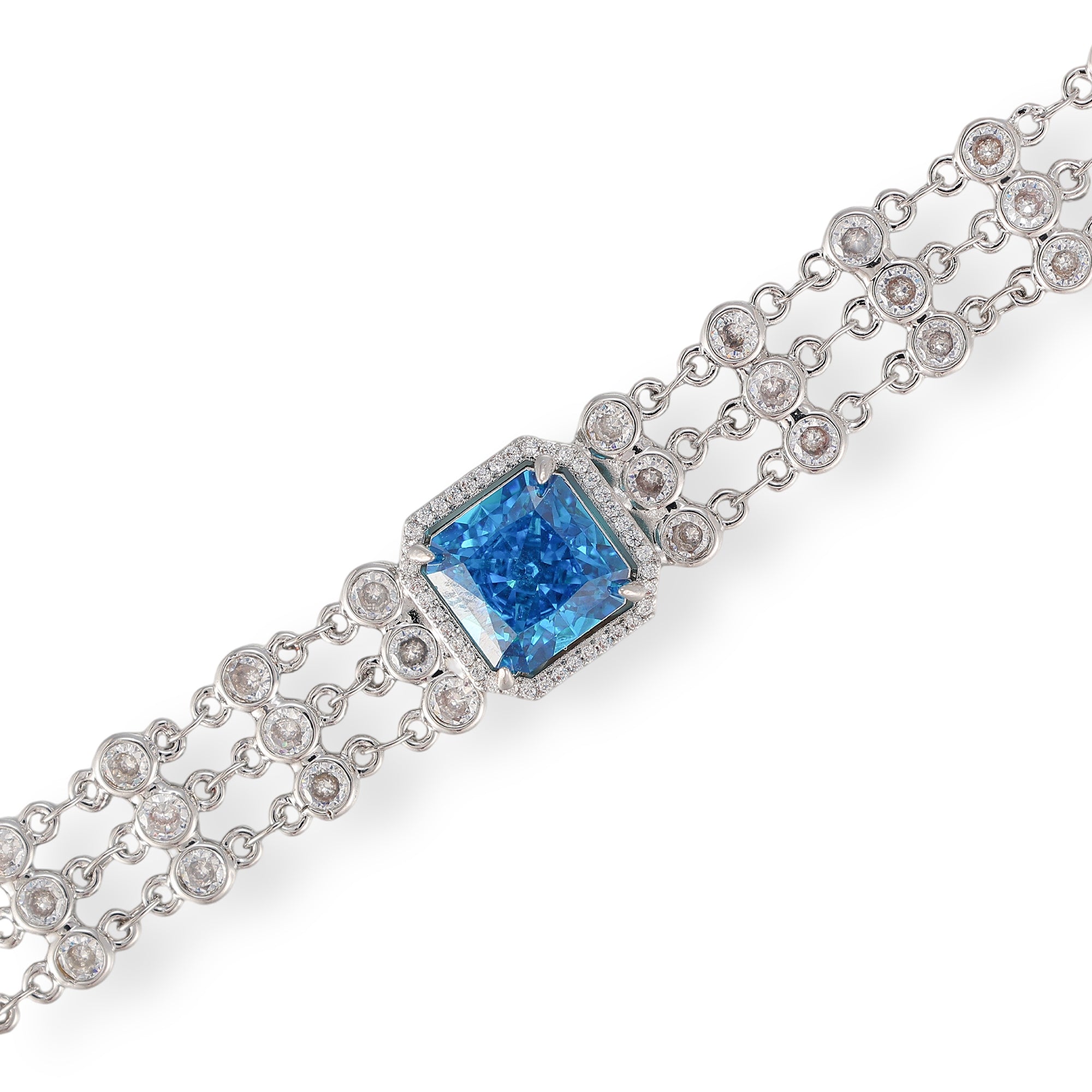 Kaja Blue Square Bracelet