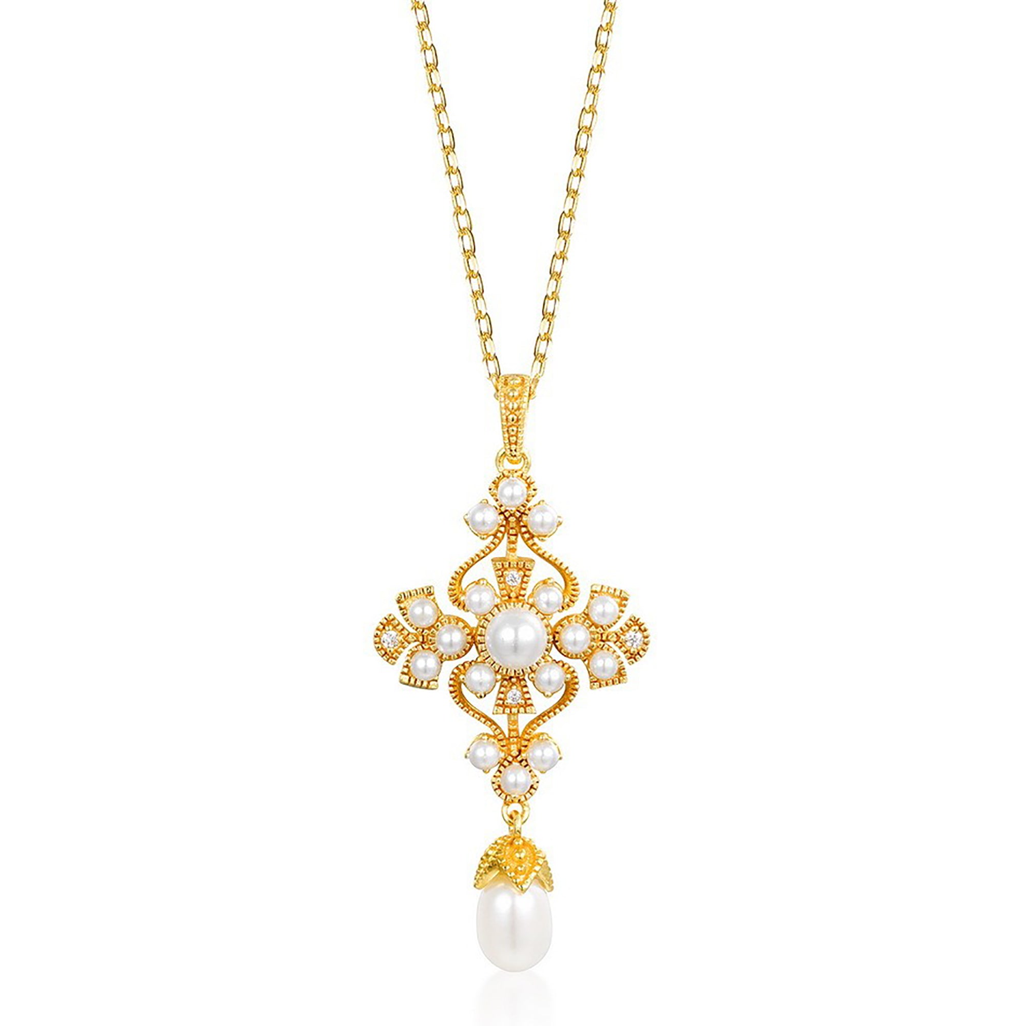 Karelle 14K Gold Pearls Necklace