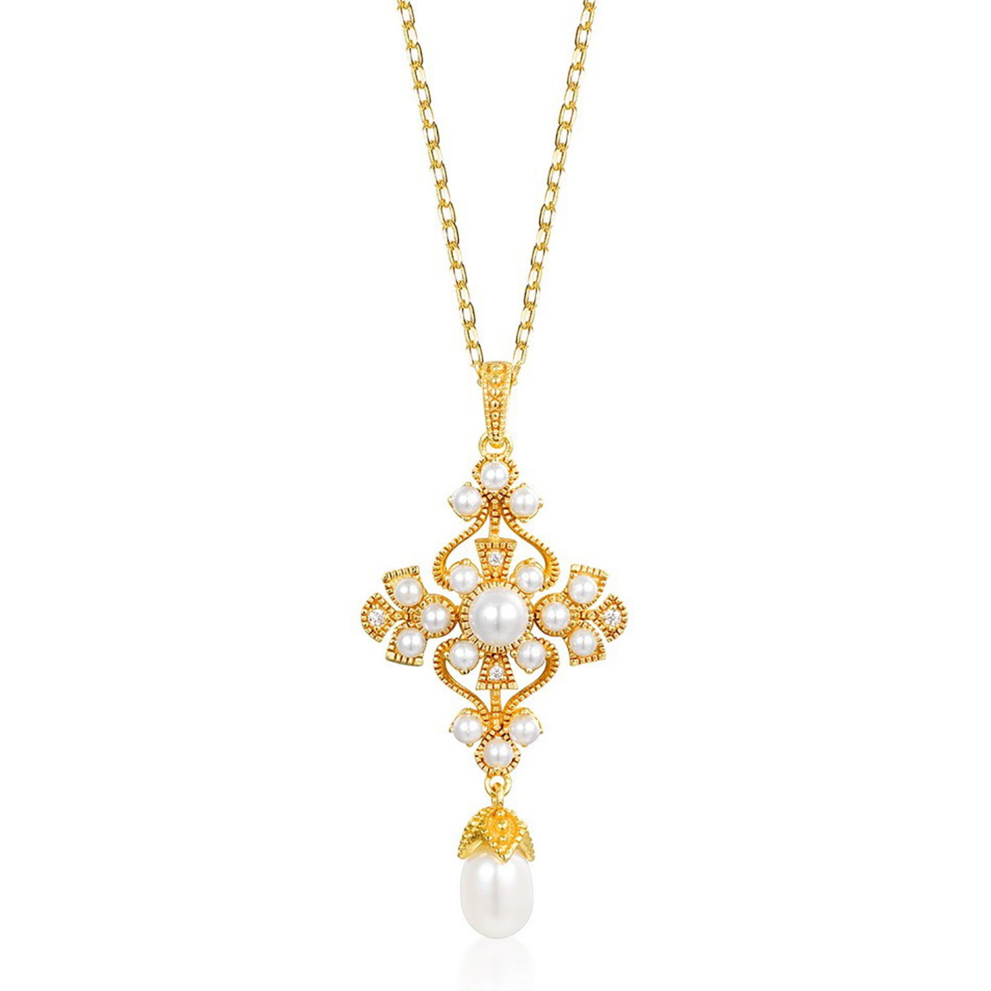 Karelle 14K Gold Pearls Necklace