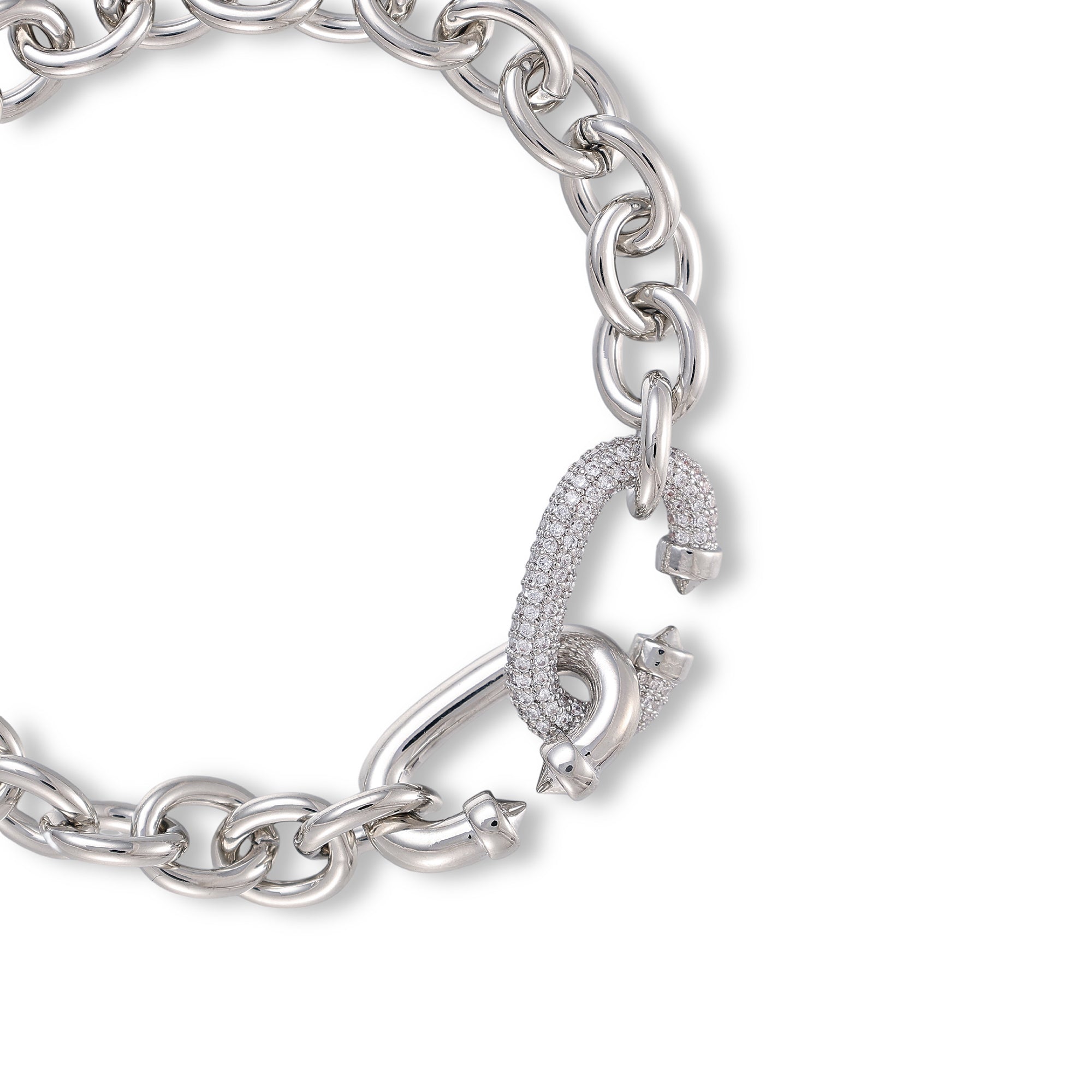 Karolin 14K Gold Oval Link Bracelet